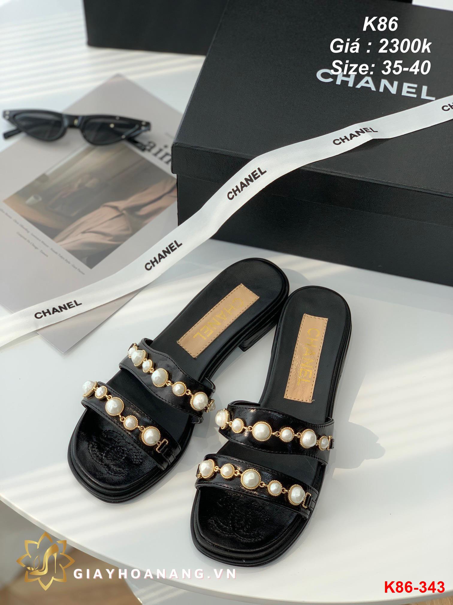 K86-343 Chanel dép siêu cấp