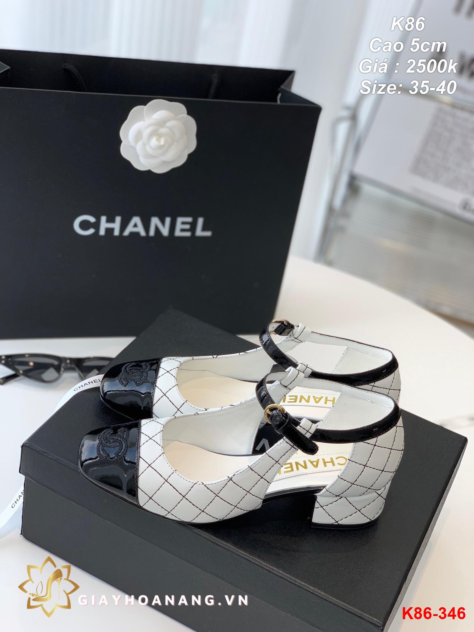 K86-346 Chanel sandal cao 5cm siêu cấp