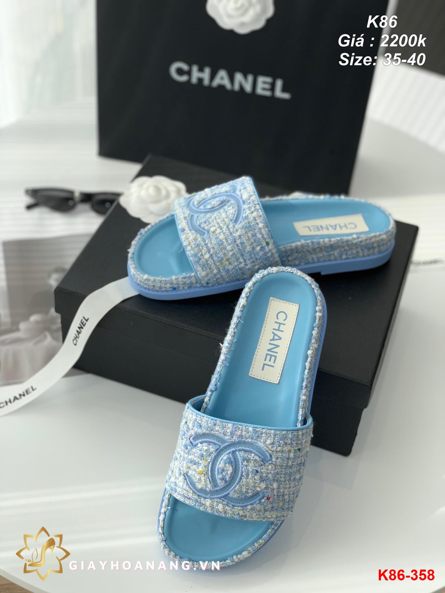 K86-358 Chanel dép siêu cấp