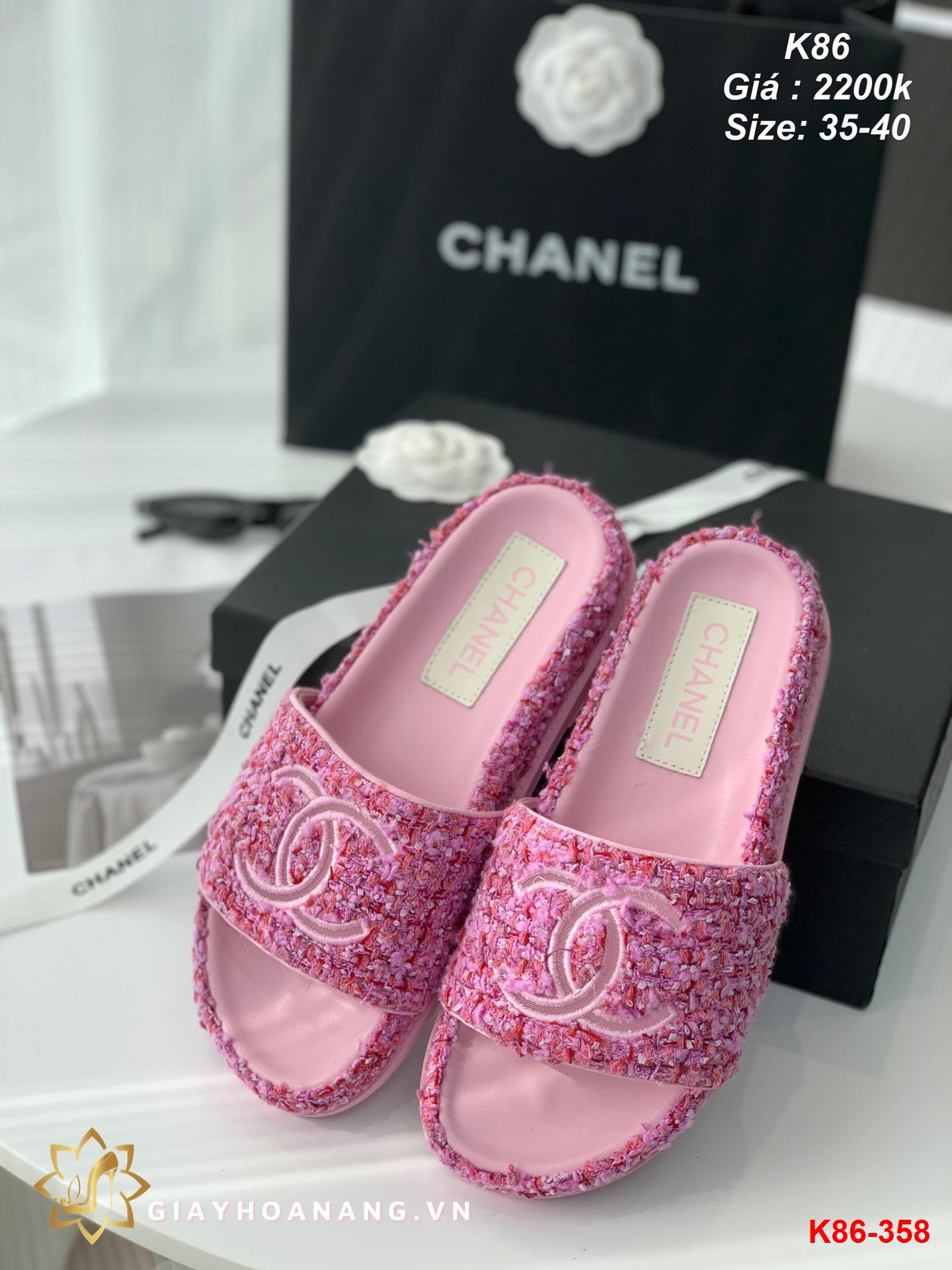 K86-358 Chanel dép siêu cấp