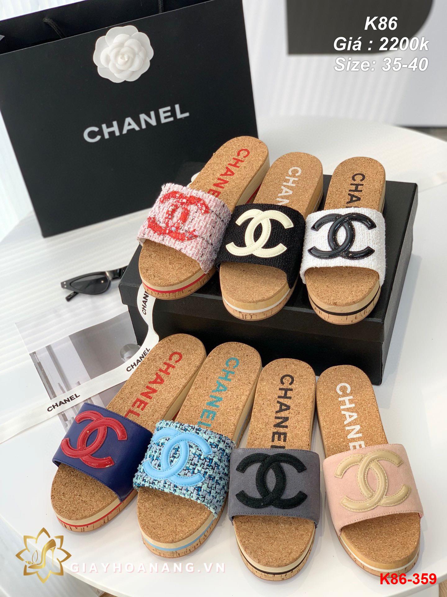 K86-359 Chanel dép siêu cấp