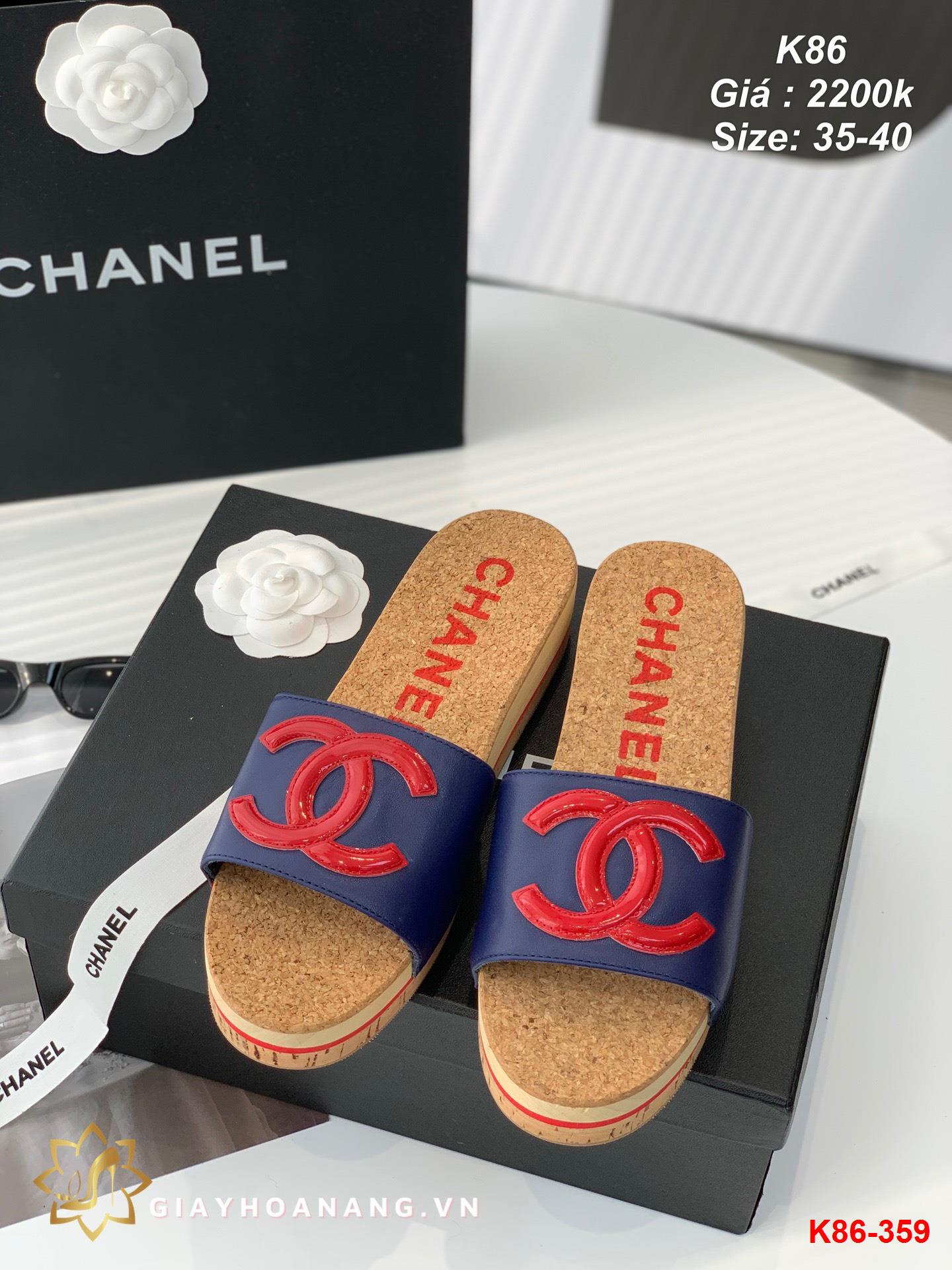 K86-359 Chanel dép siêu cấp