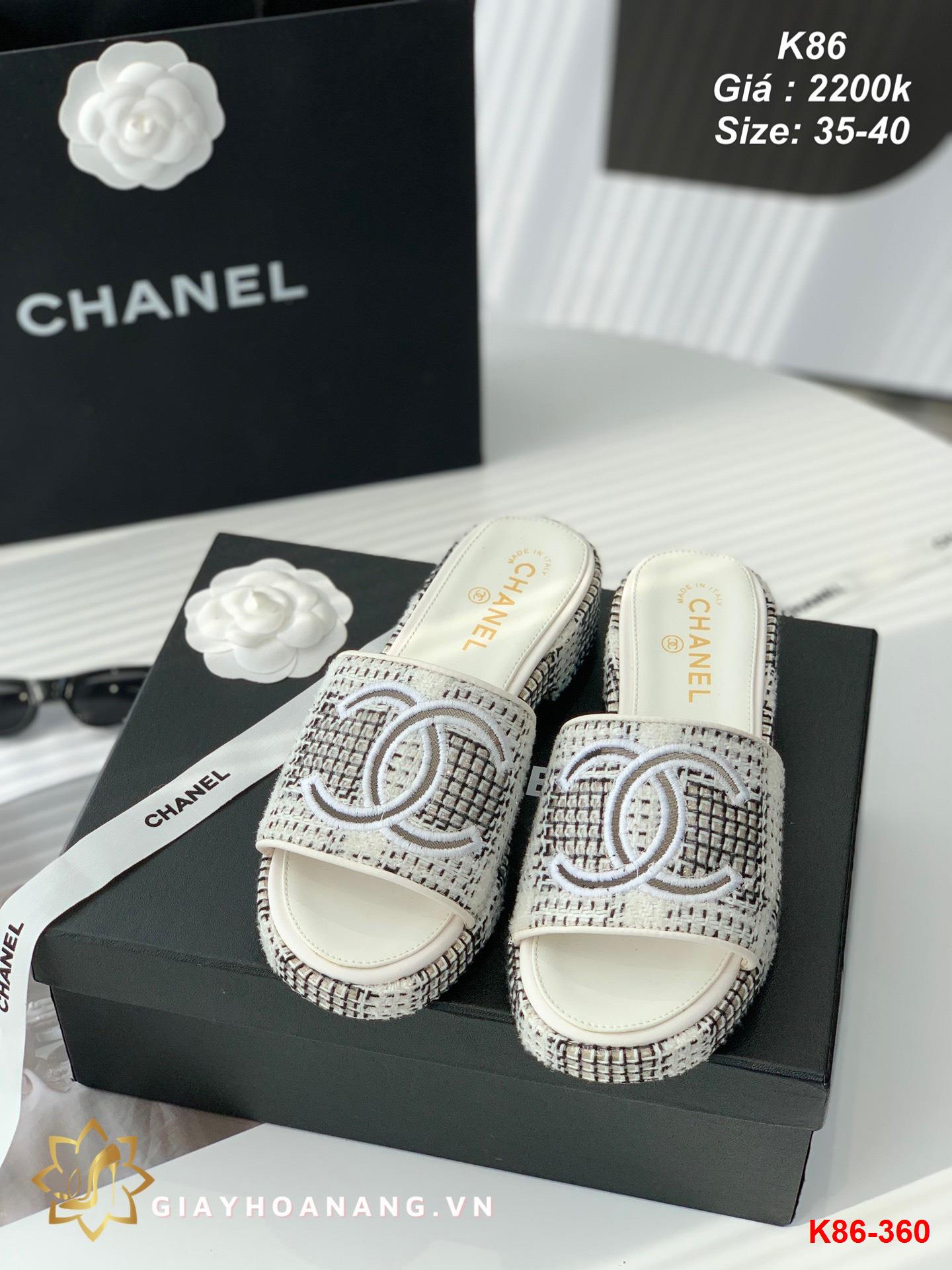 K86-360 Chanel dép siêu cấp