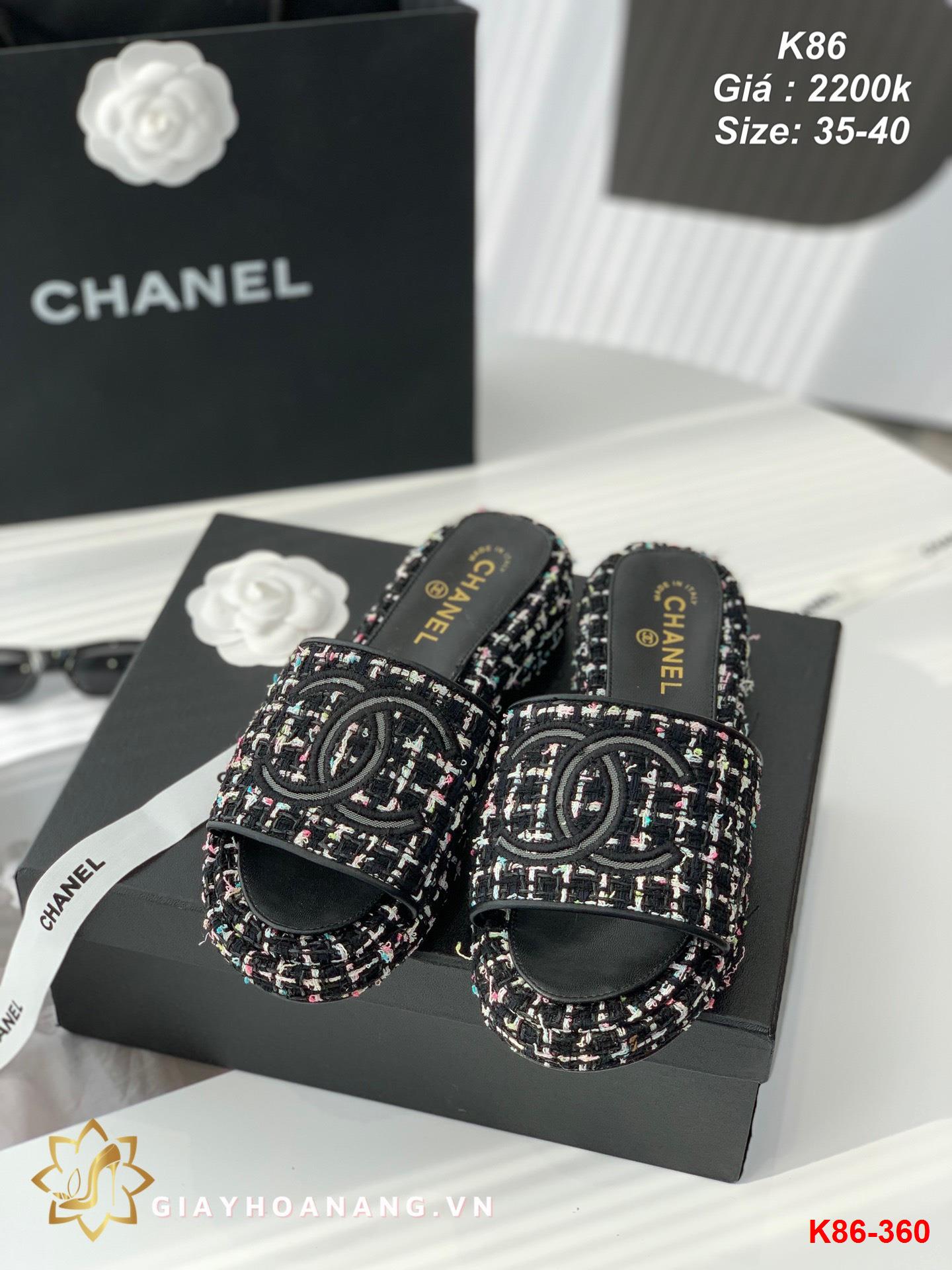 K86-360 Chanel dép siêu cấp