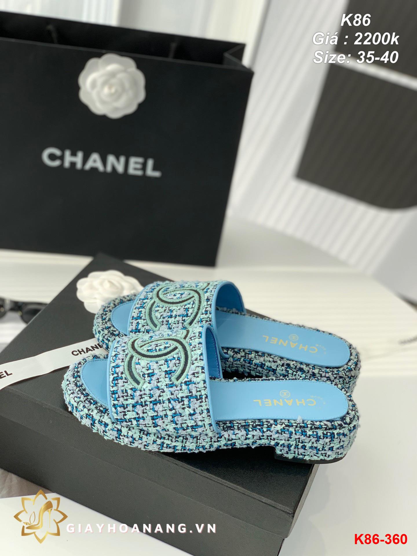 K86-360 Chanel dép siêu cấp