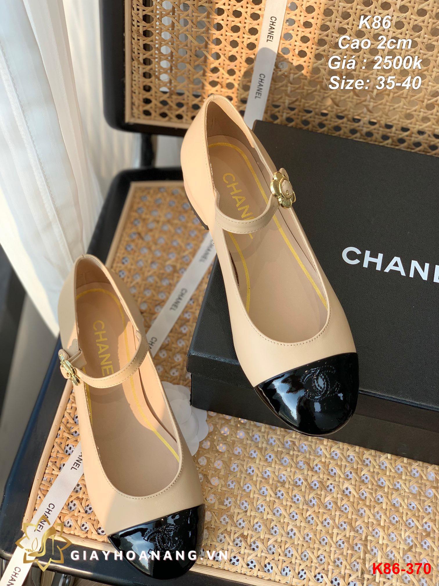 K86-370 Chanel sandal cao 2cm siêu cấp