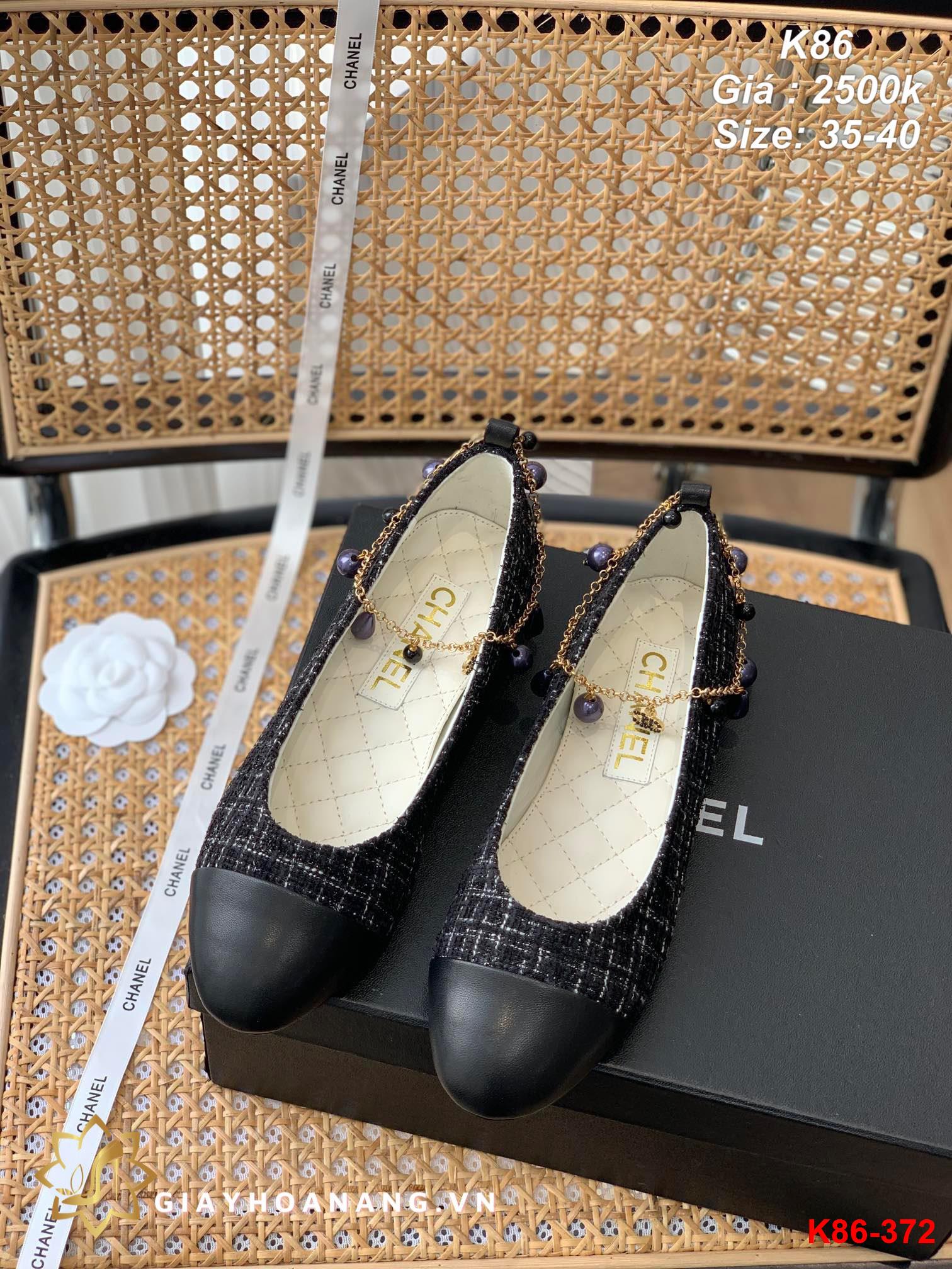 K86-372 Chanel giày bệt siêu cấp