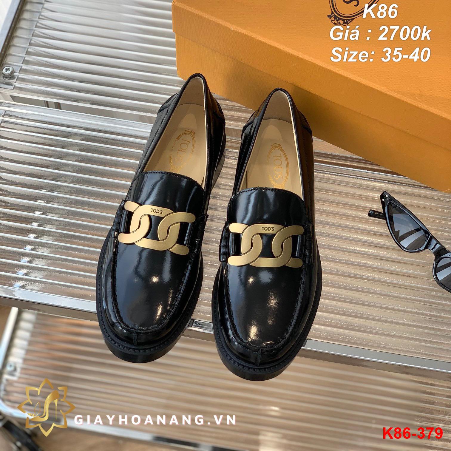 K86-379 Tods giày lười siêu cấp