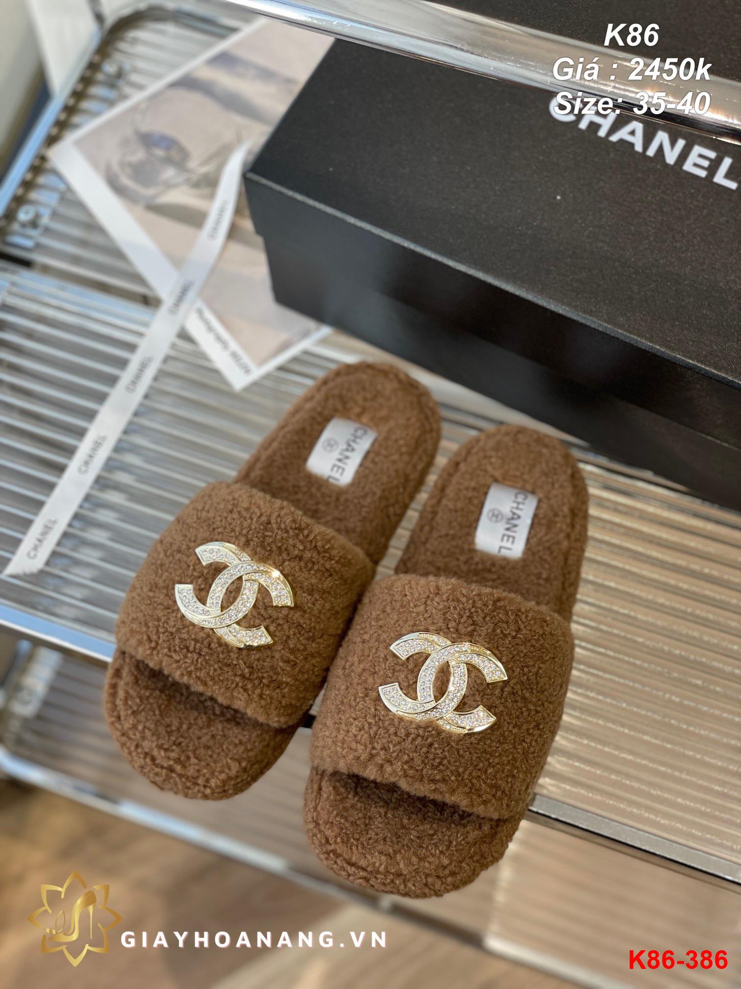 K86-386 Chanel dép siêu cấp