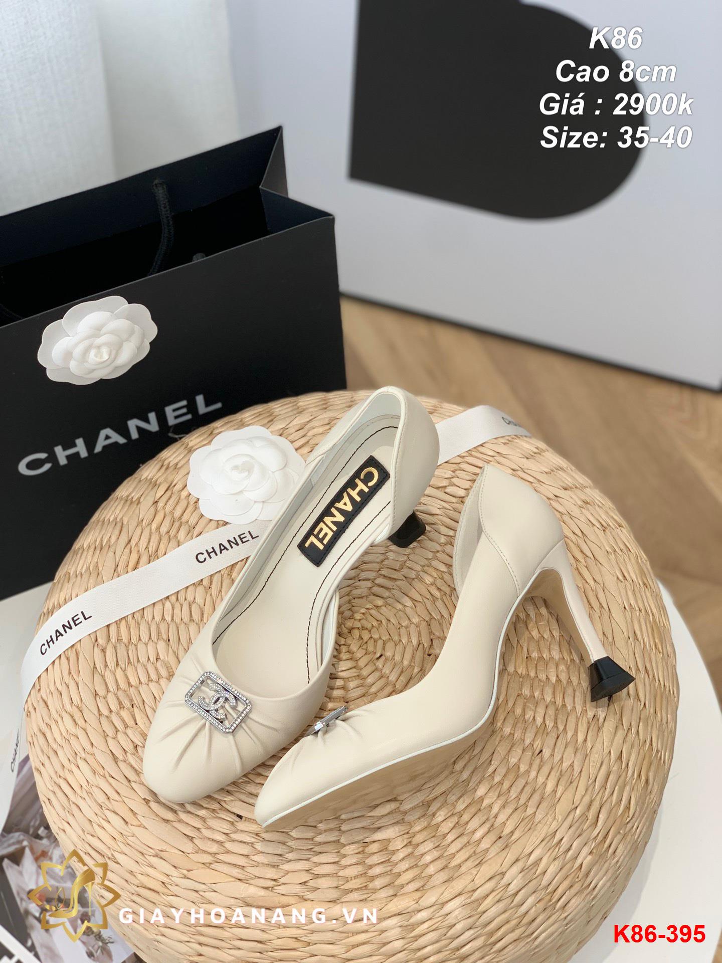 K86-395 Chanel giày cao 8cm siêu cấp