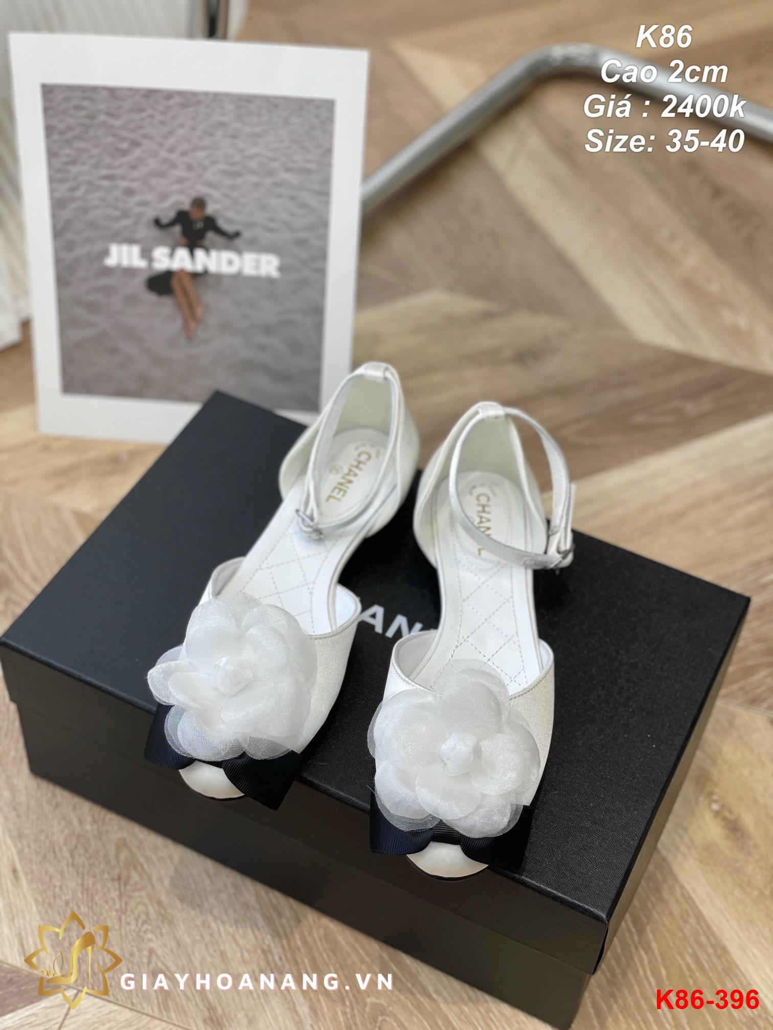 K86-396 Chanel sandal cao 2cm siêu cấp