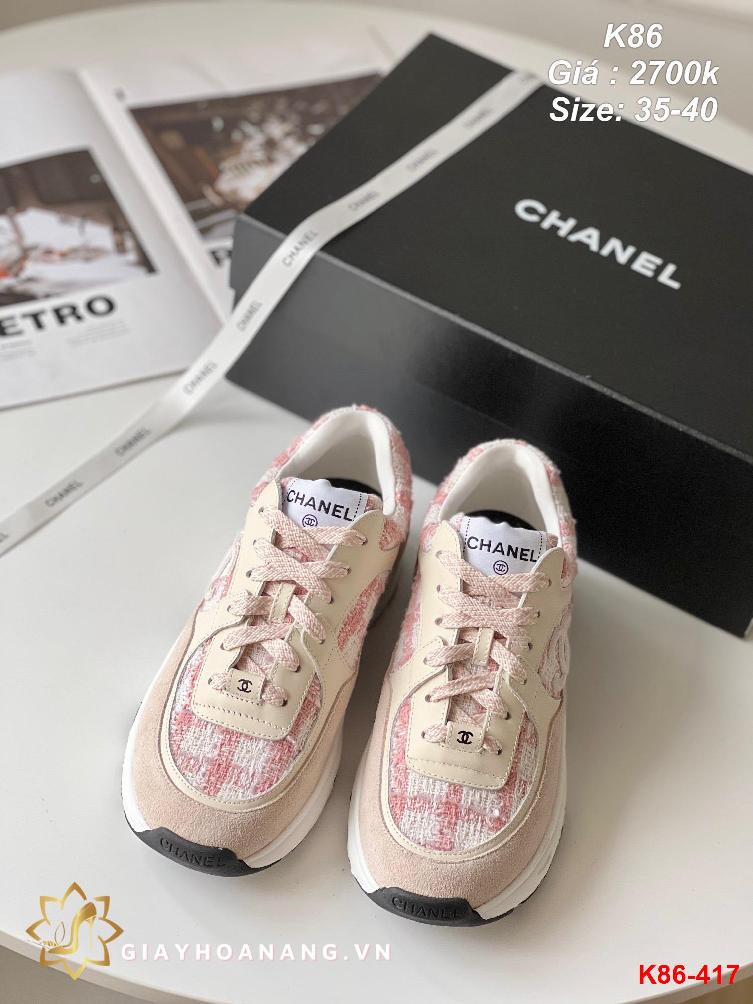 K86-417 Chanel giày thể thao siêu cấp