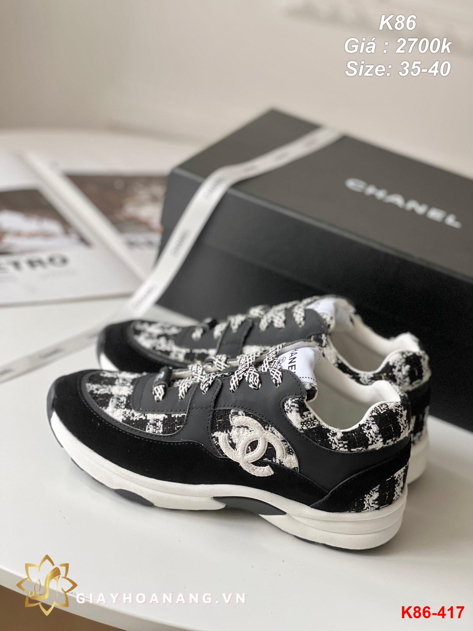 K86-417 Chanel giày thể thao siêu cấp