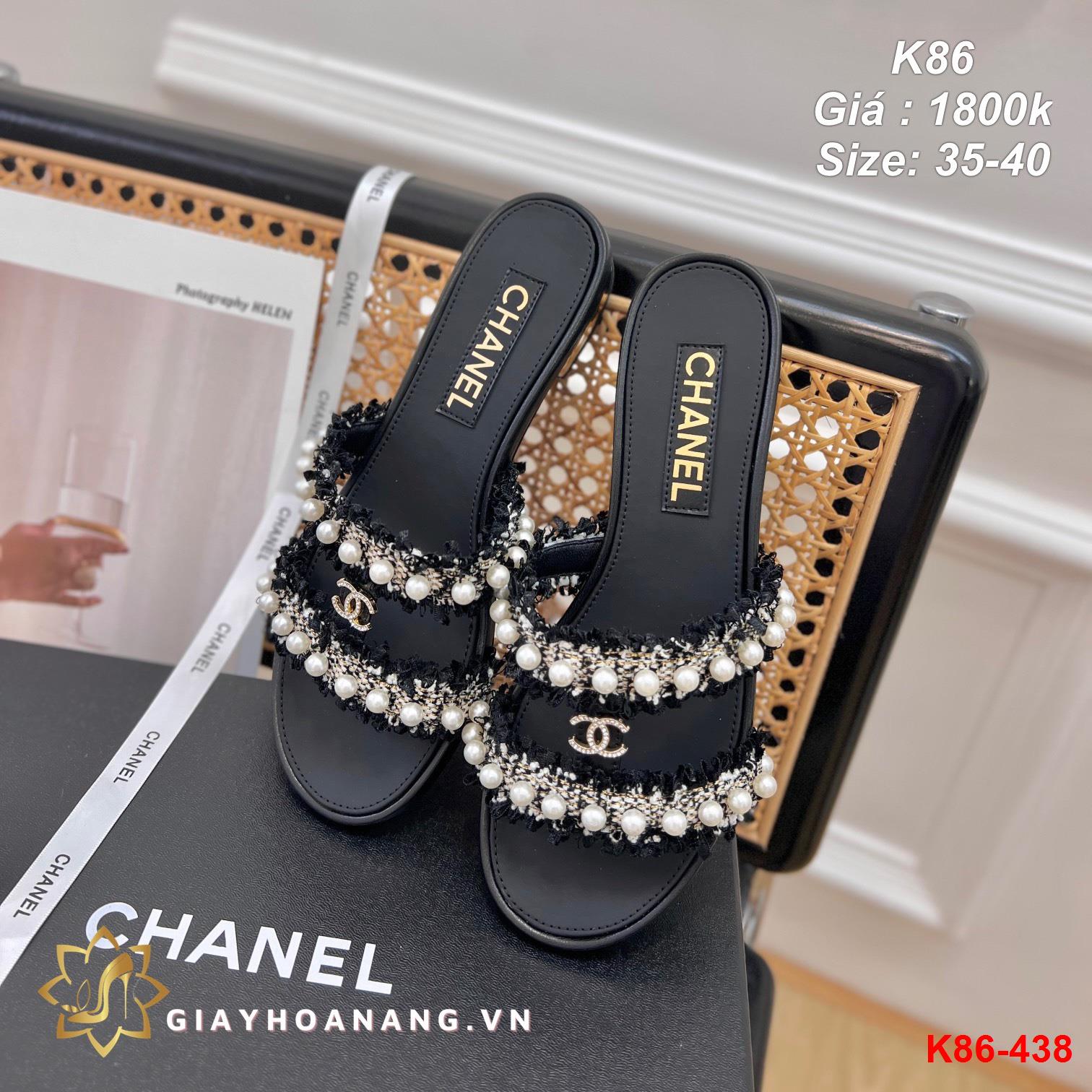 K86-438 Chanel dép siêu cấp