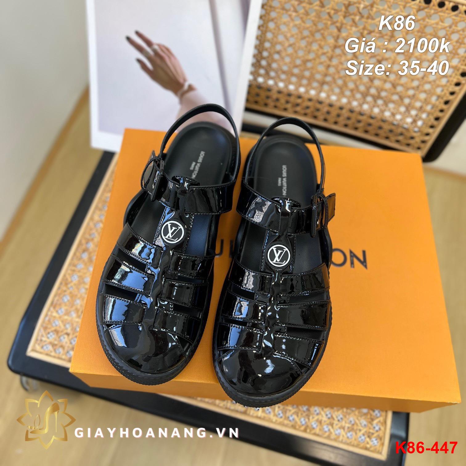 K86-447 Louis Vuitton sandal siêu cấp