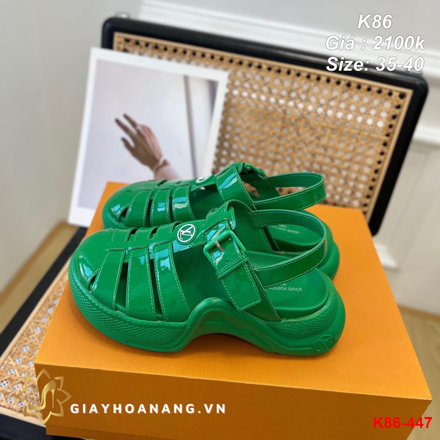 K86-447 Louis Vuitton sandal siêu cấp