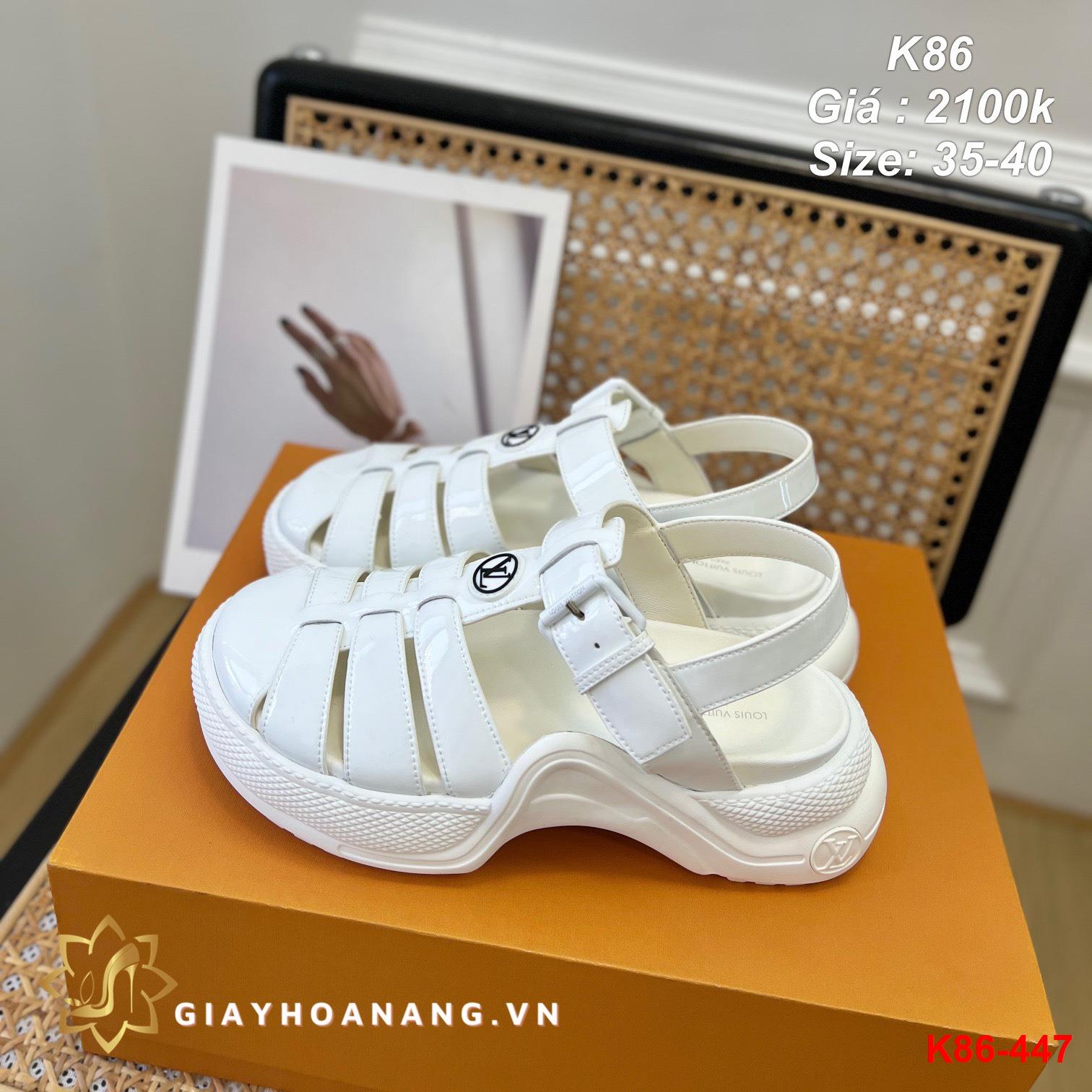 K86-447 Louis Vuitton sandal siêu cấp