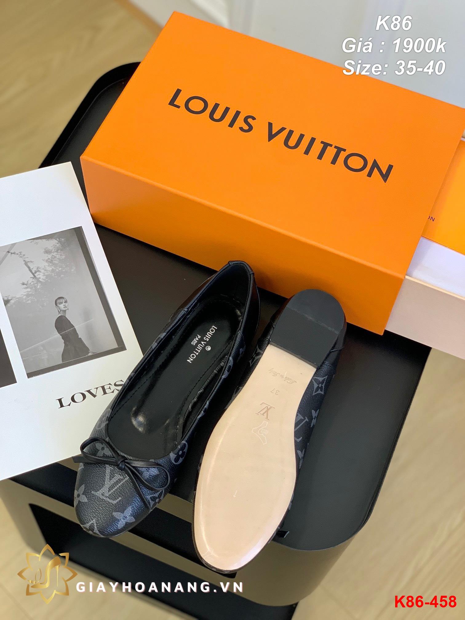 K86-458 Louis Vuitton giày bệt siêu cấp