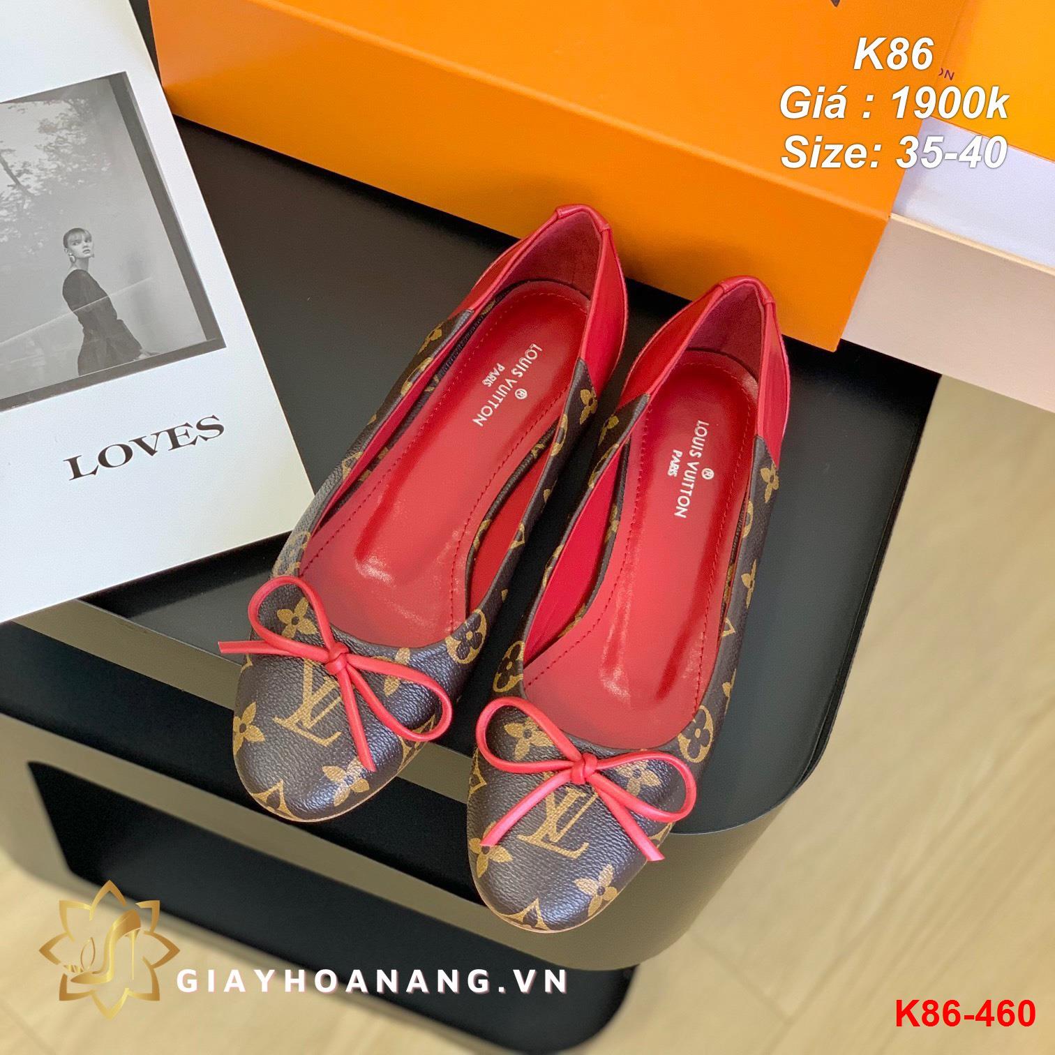 K86-460 Louis Vuitton giày bệt siêu cấp