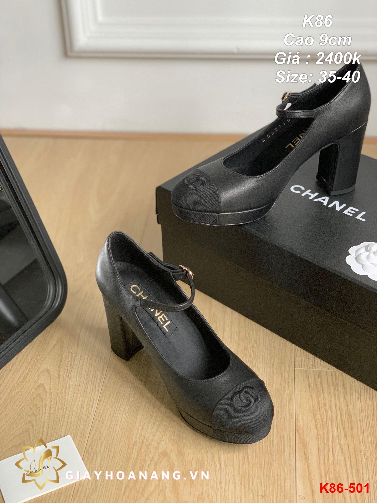 K86-501 Chanel giày cao 9cm siêu cấp