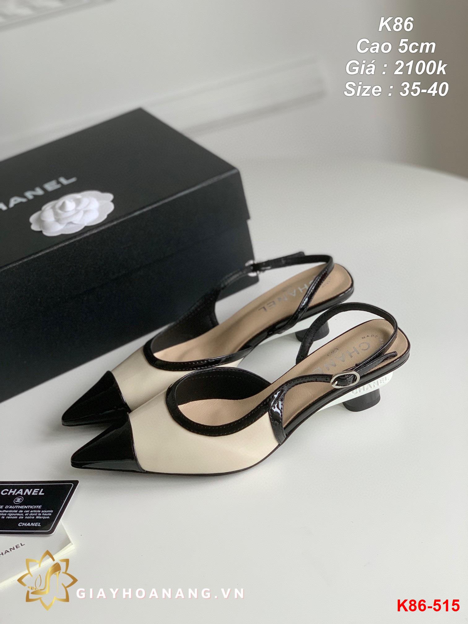 K86-515 Chanel sandal cao 5cm siêu cấp