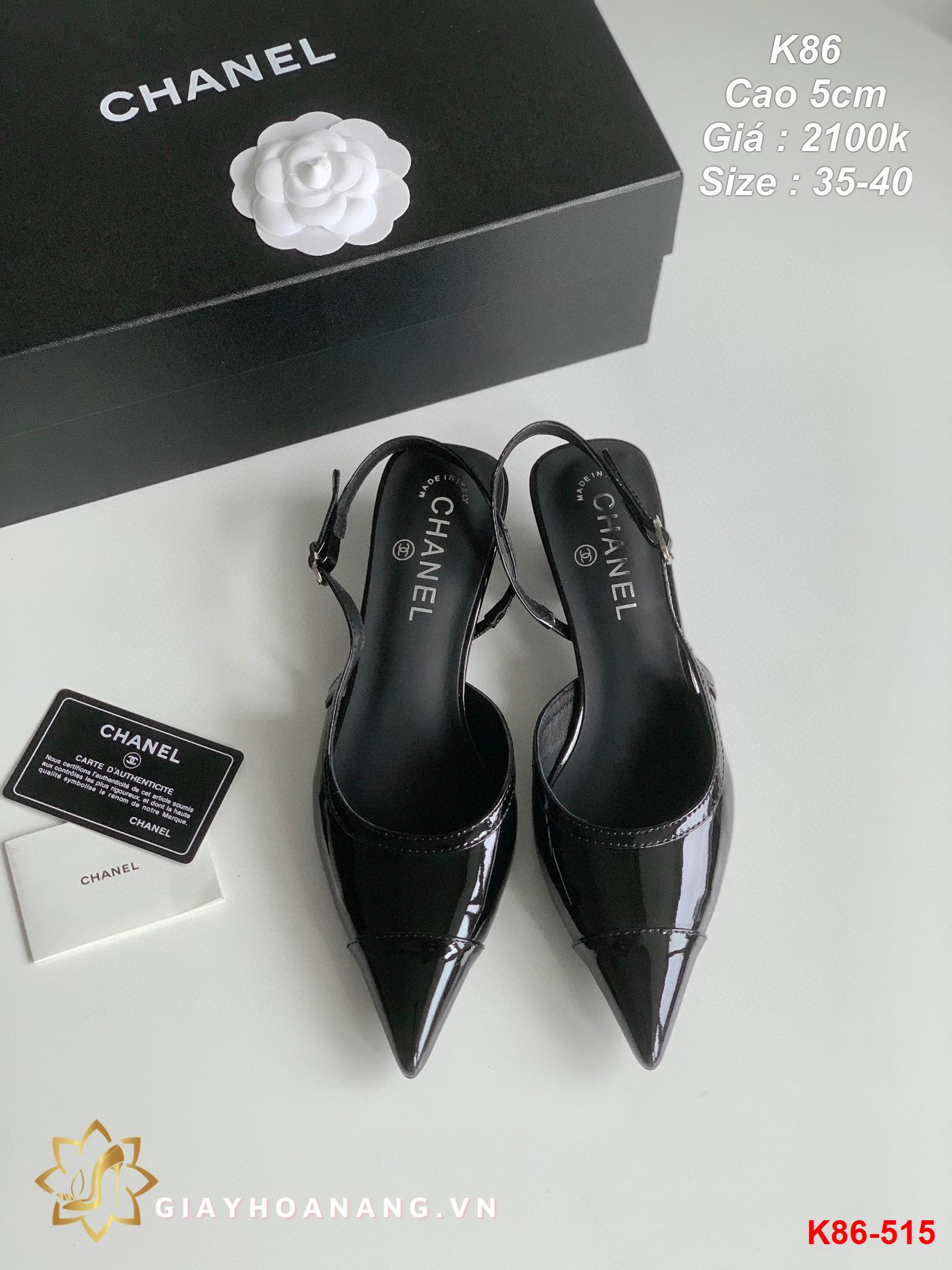 K86-515 Chanel sandal cao 5cm siêu cấp
