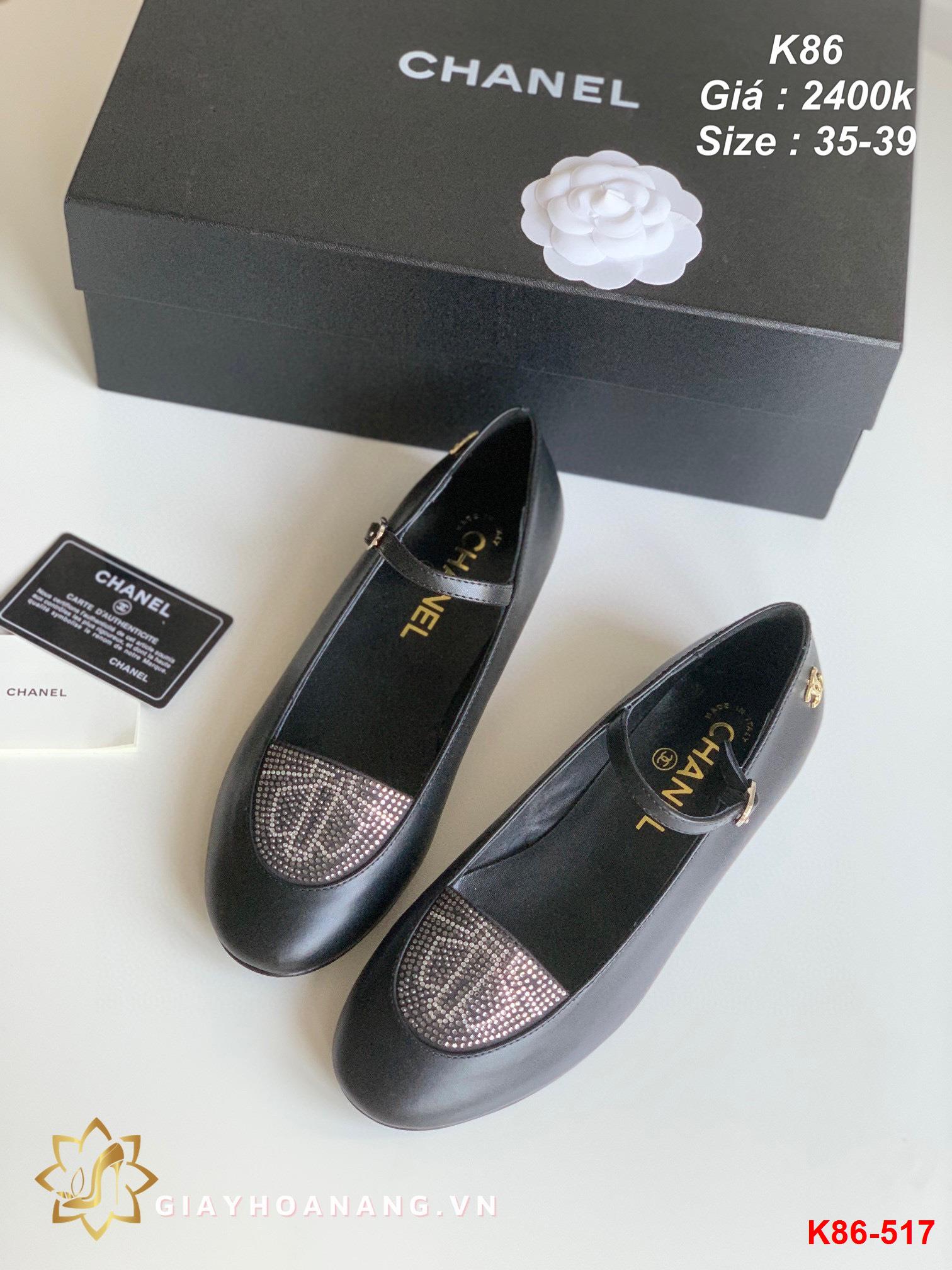 K86-517 Chanel giày bệt siêu cấp