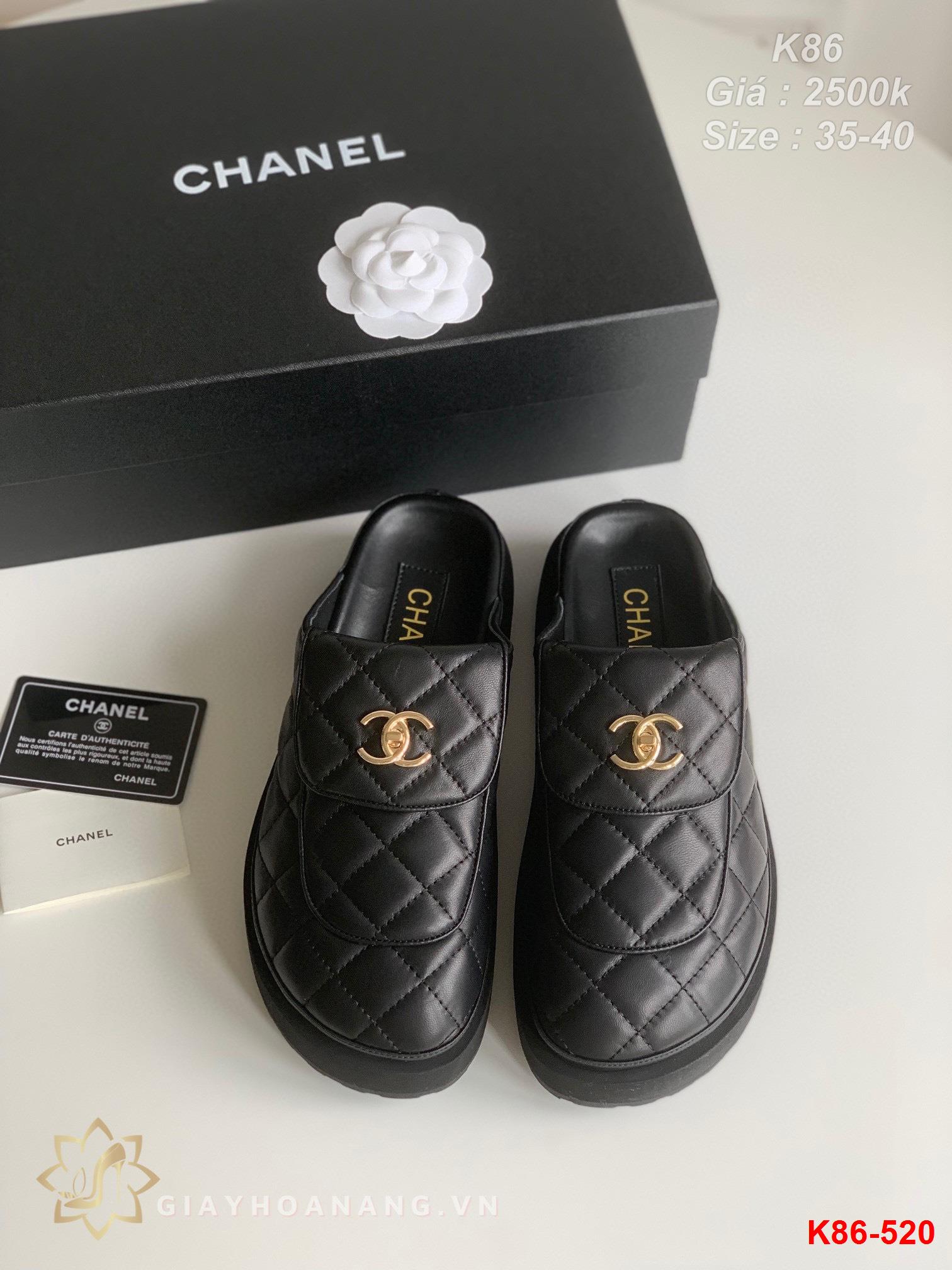 K86-520 Chanel dép sục siêu cấp