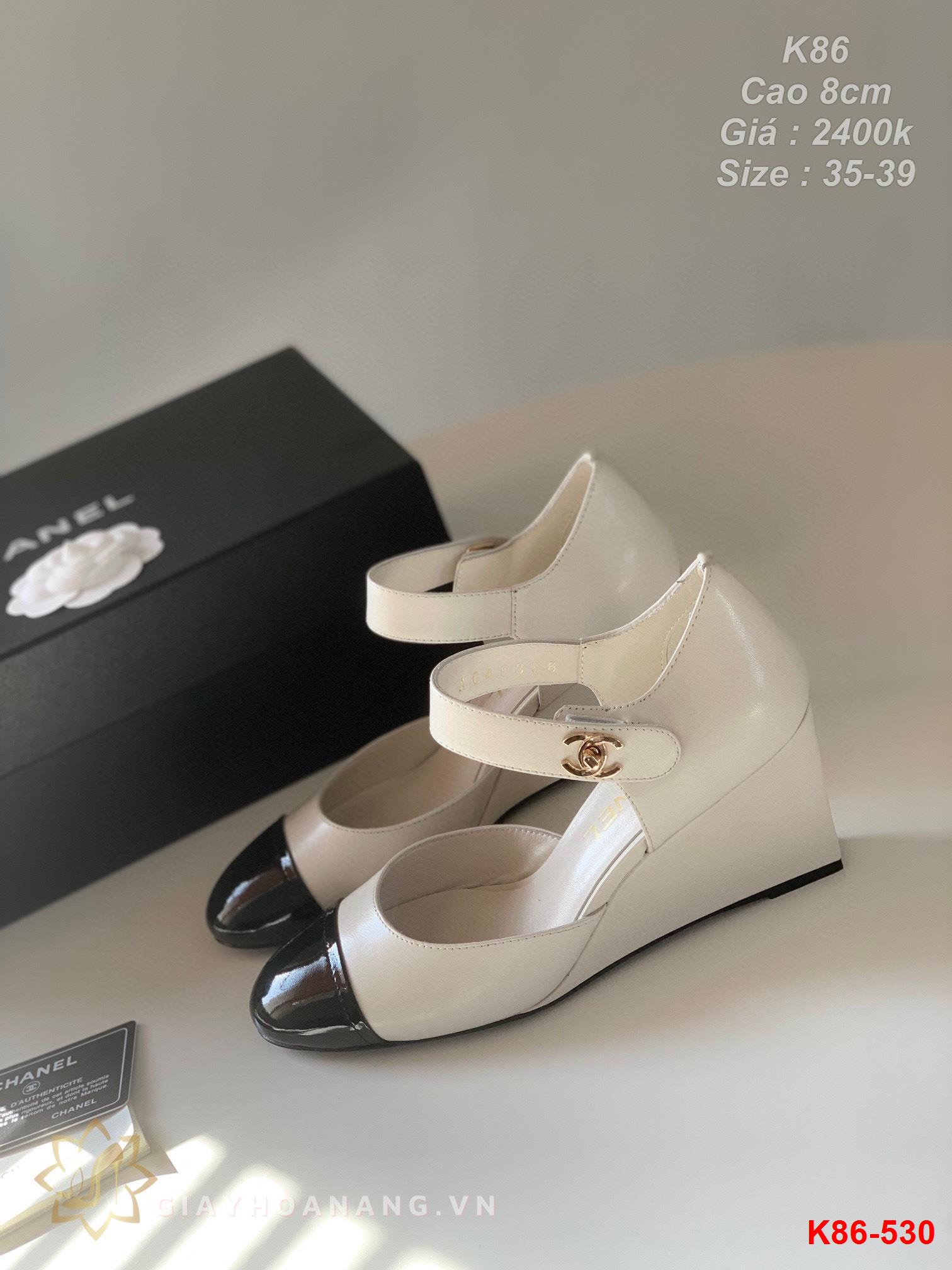 K86-530 Chanel sandal cao 8cm siêu cấp