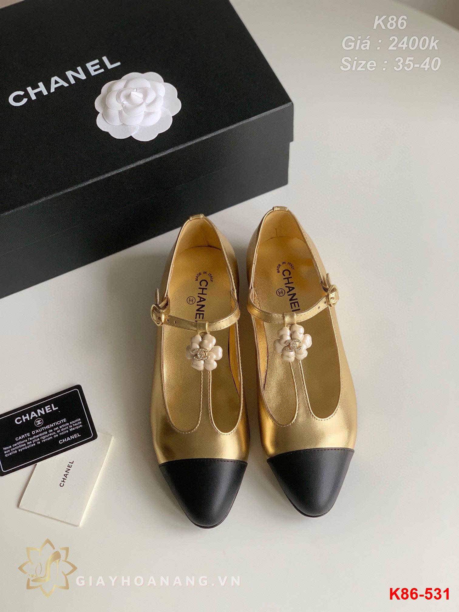 K86-531 Chanel giày bệt siêu cấp
