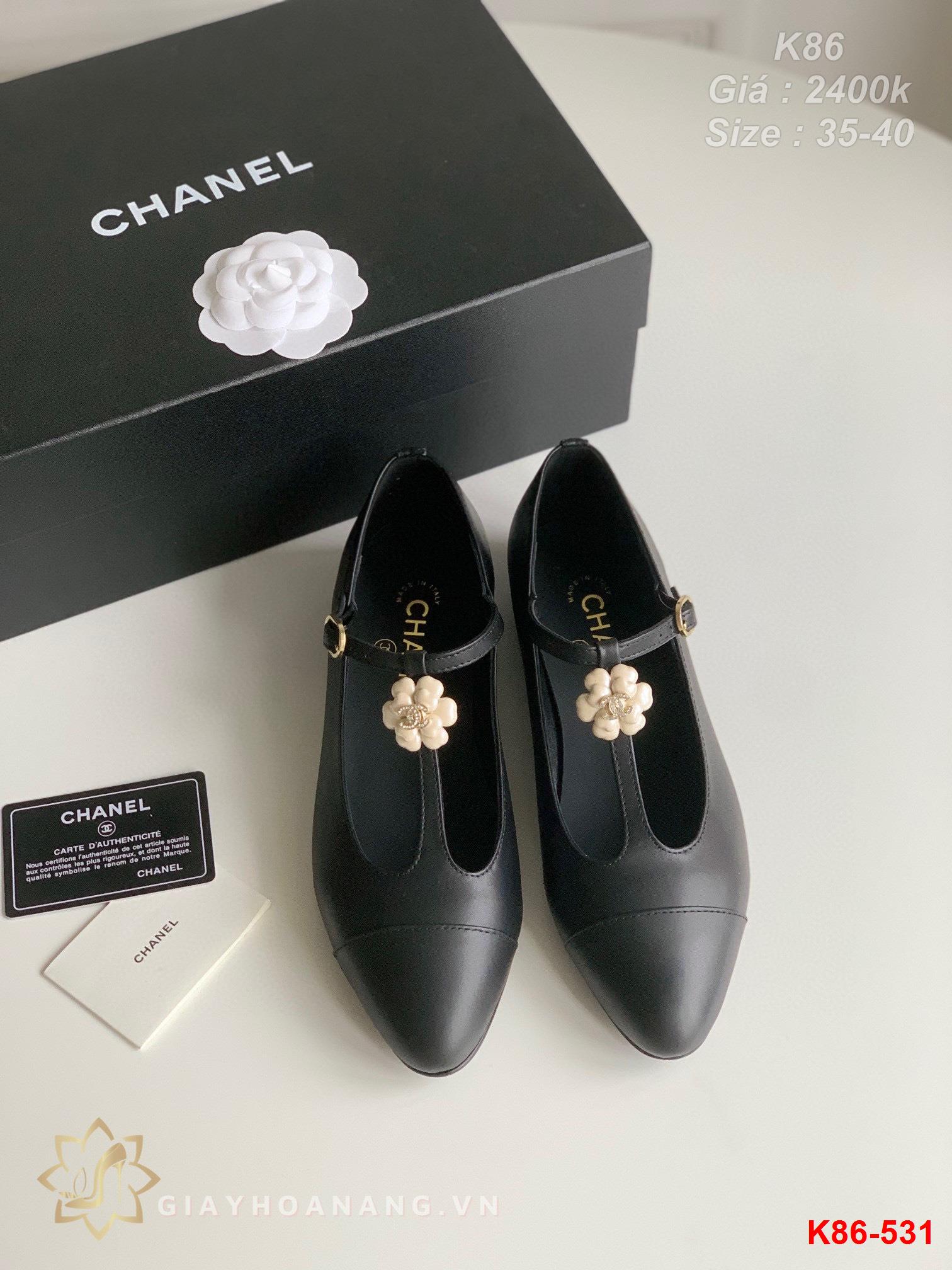 K86-531 Chanel giày bệt siêu cấp