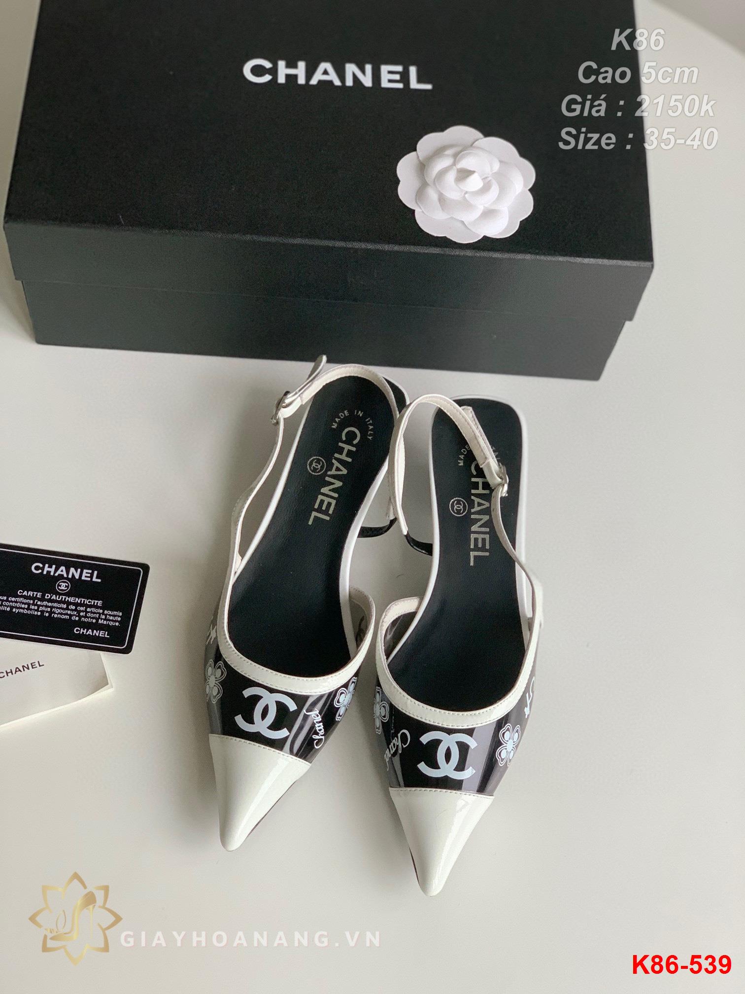 K86-539 Chanel sandal cao 5cm siêu cấp