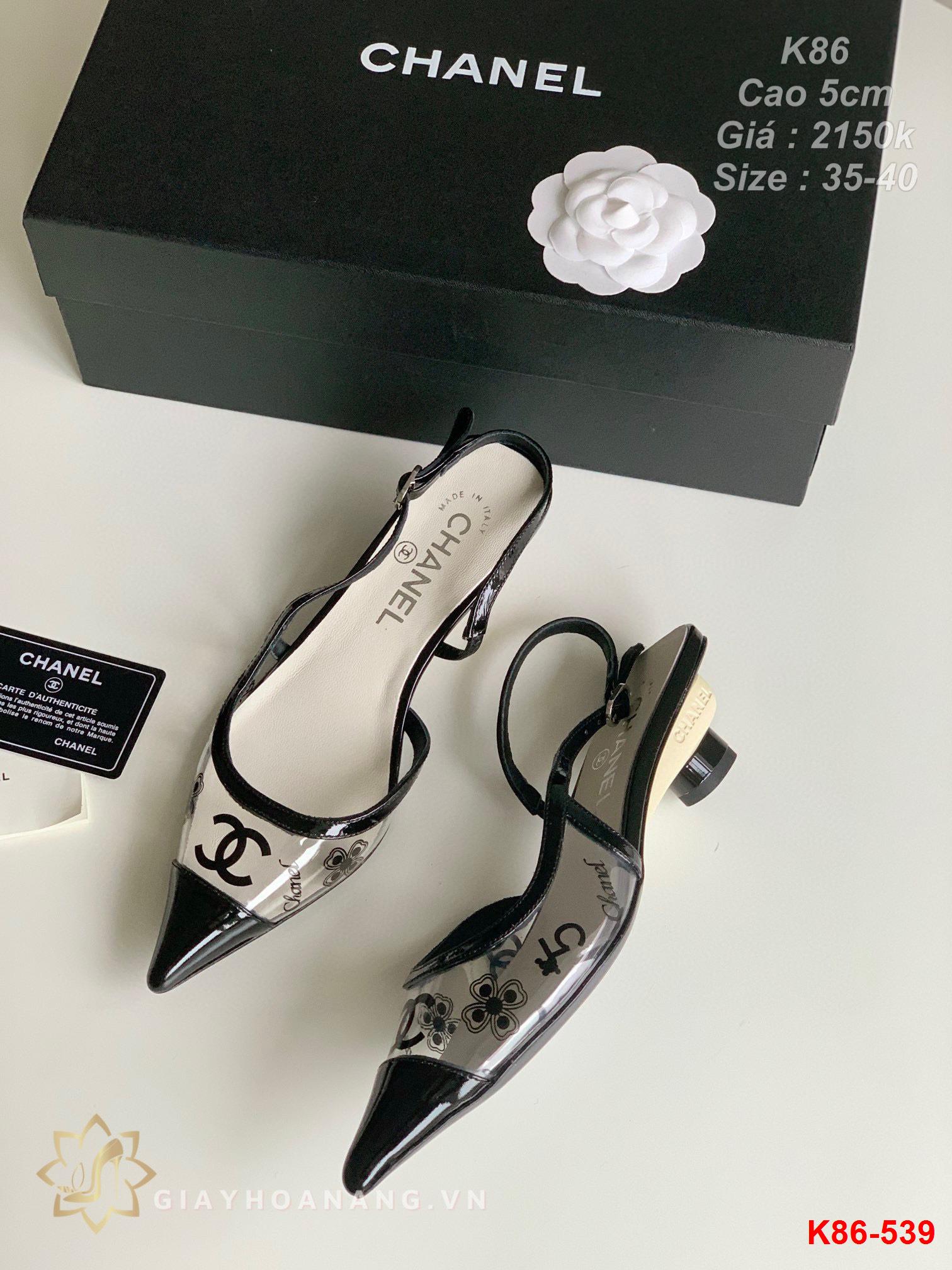 K86-539 Chanel sandal cao 5cm siêu cấp