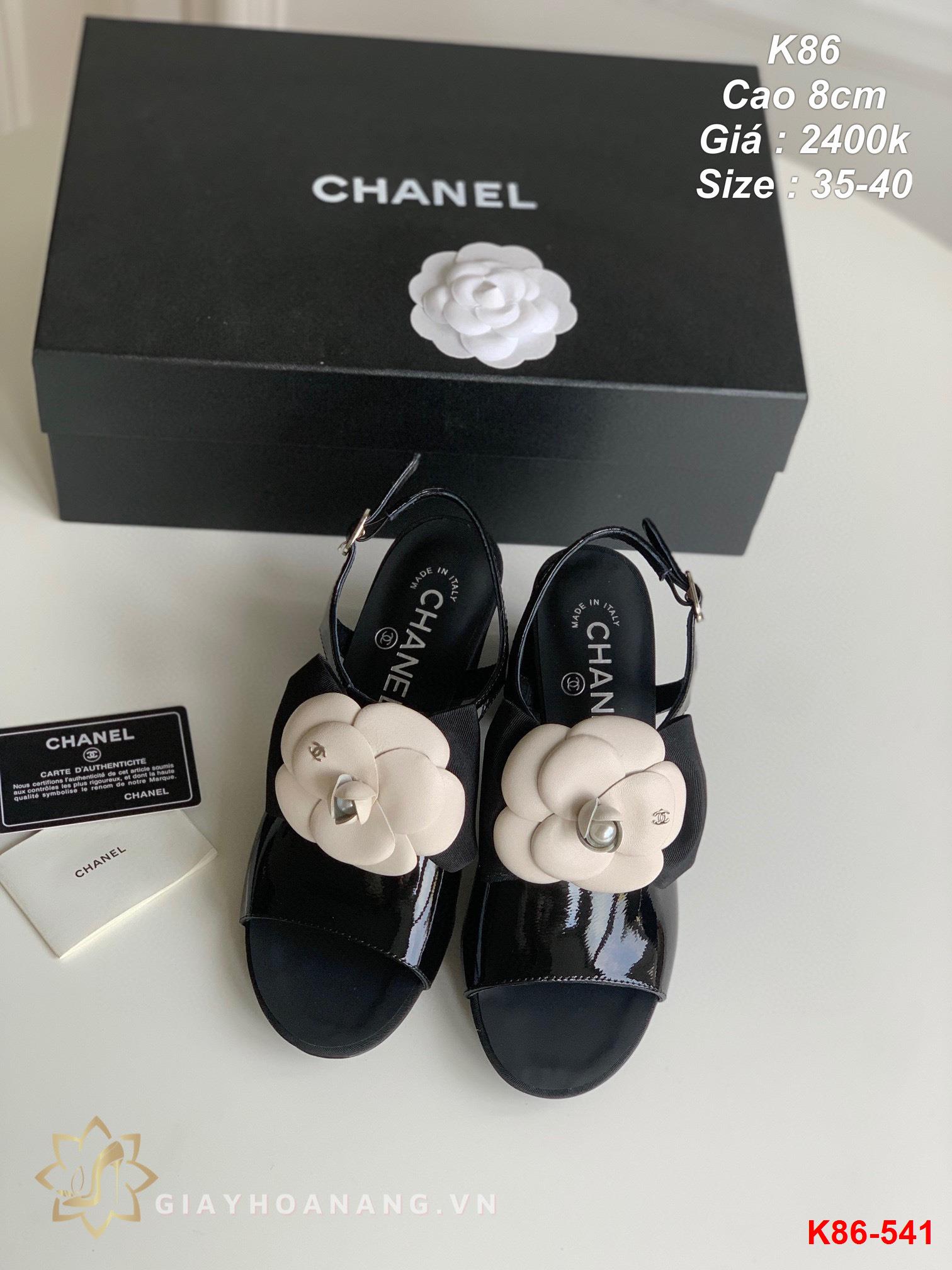 K86-541 Chanel sandal cao 7cm siêu cấp