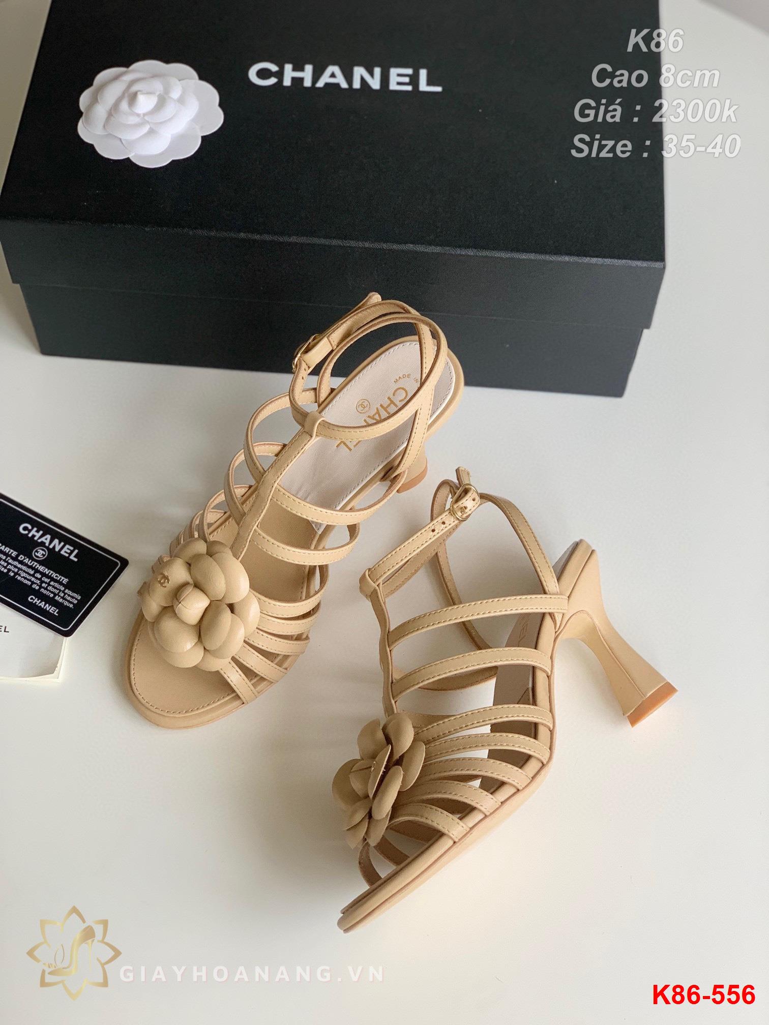 K86-556 Chanel sandal cao 8cm siêu cấp