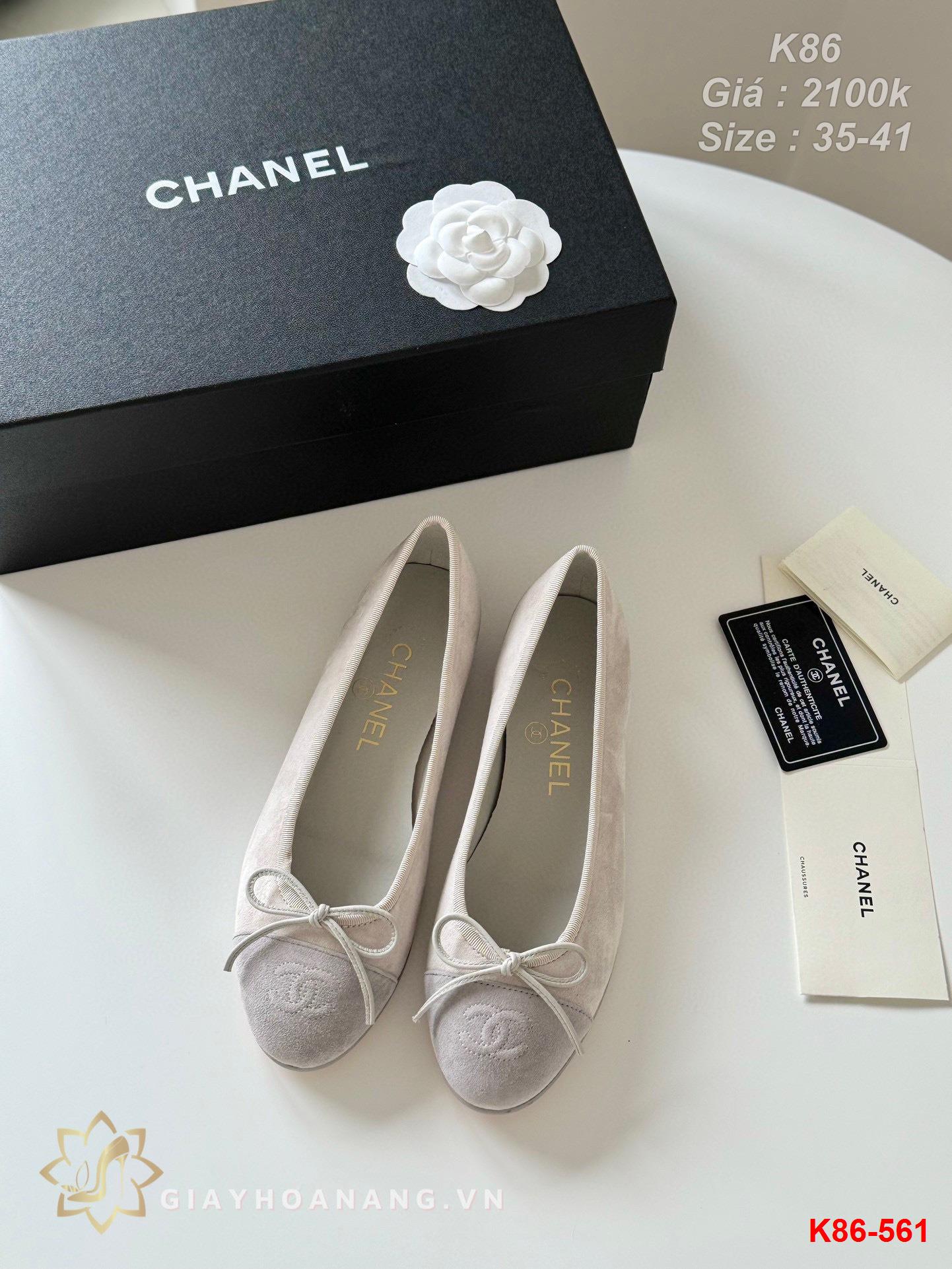 K86-561 Chanel giày bệt siêu cấp