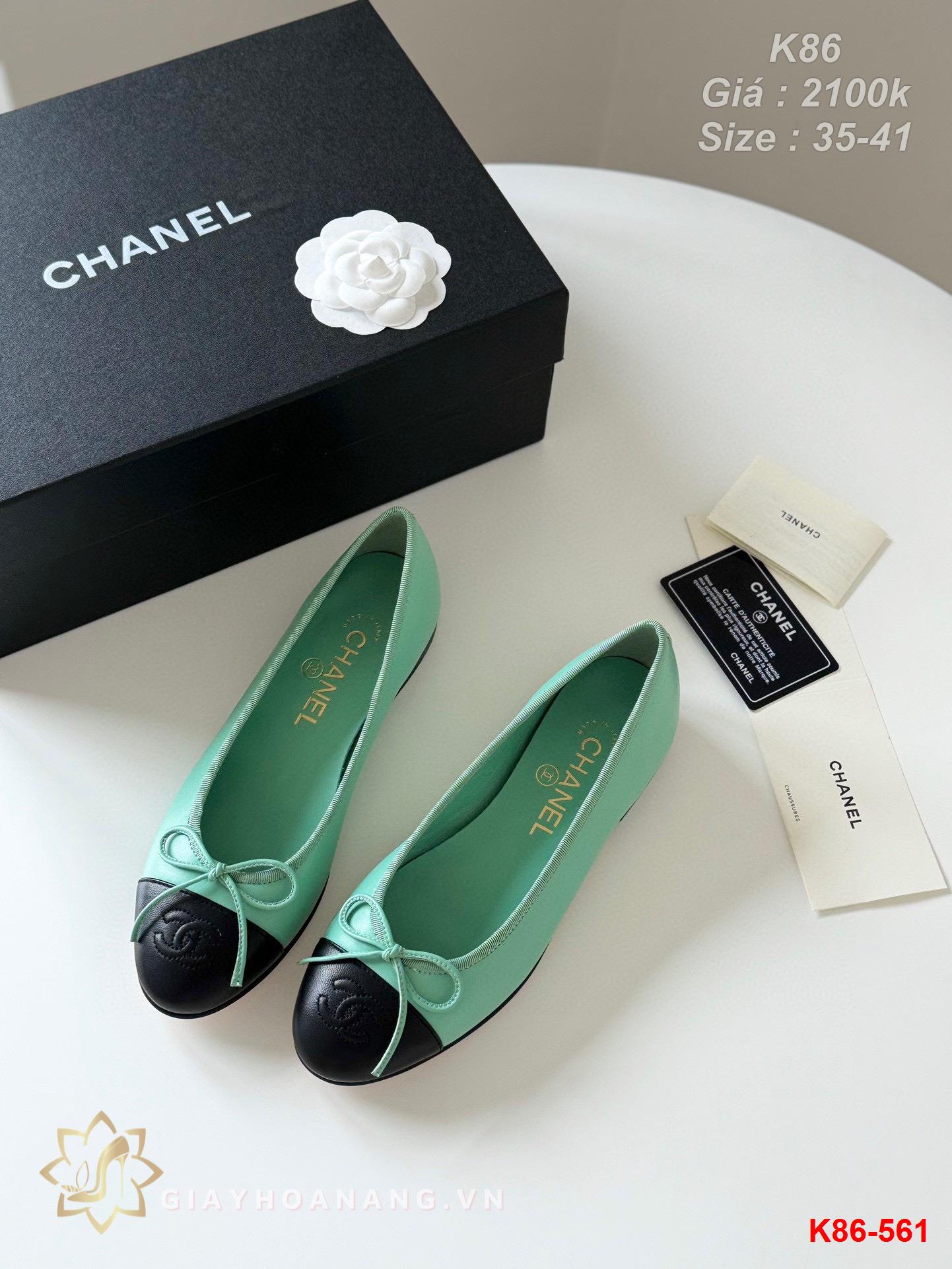 K86-561 Chanel giày bệt siêu cấp