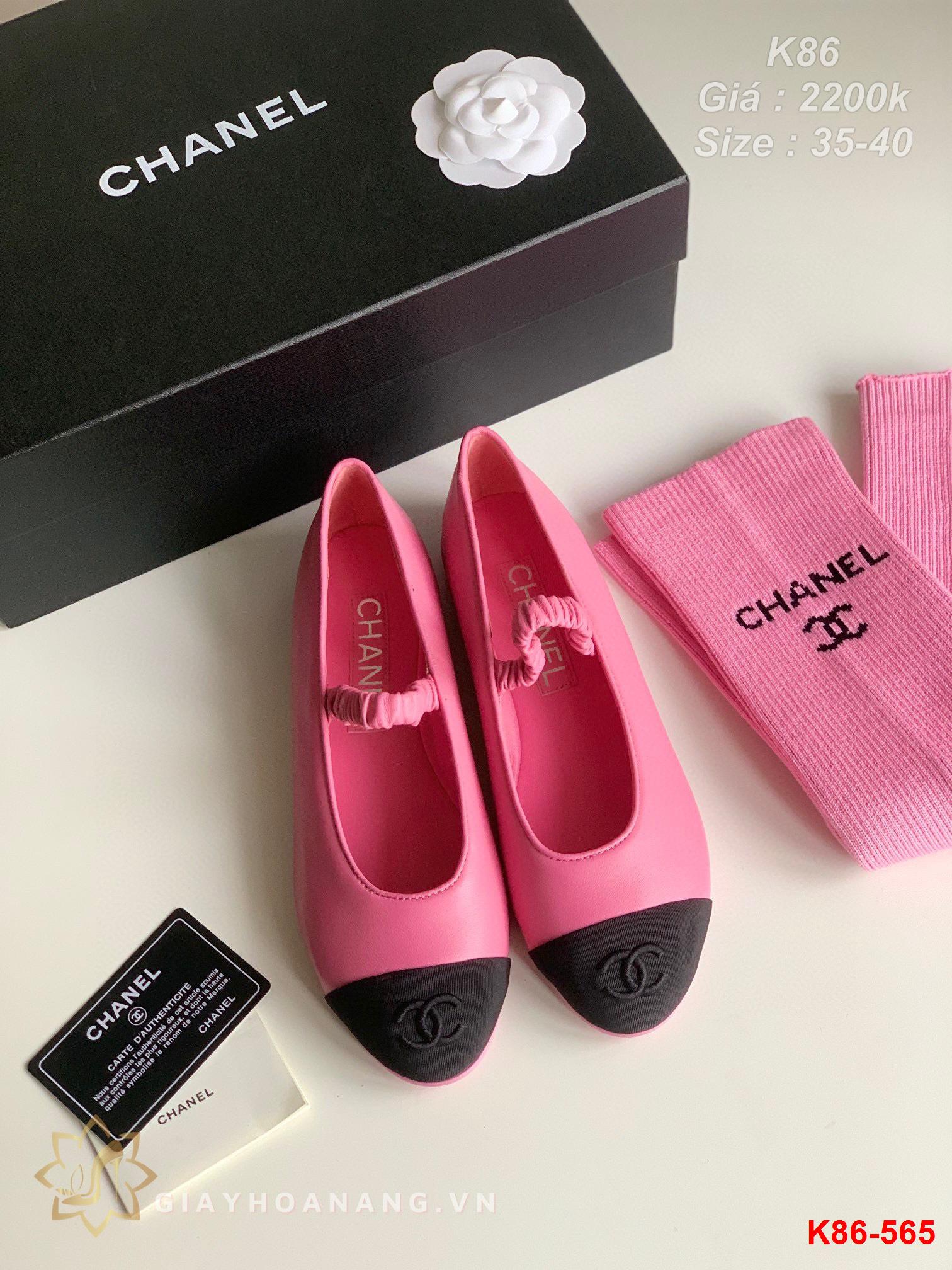 K86-565 Chanel giày bệt siêu cấp