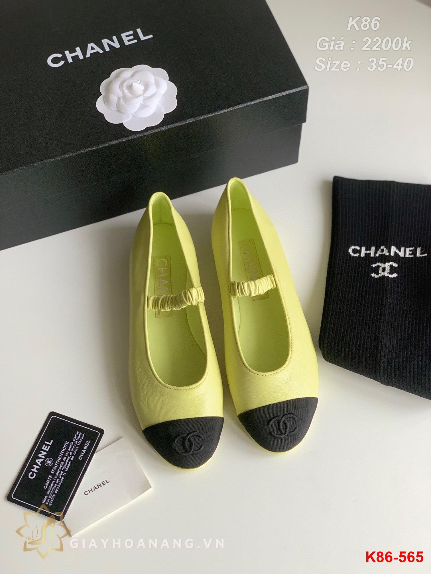 K86-565 Chanel giày bệt siêu cấp