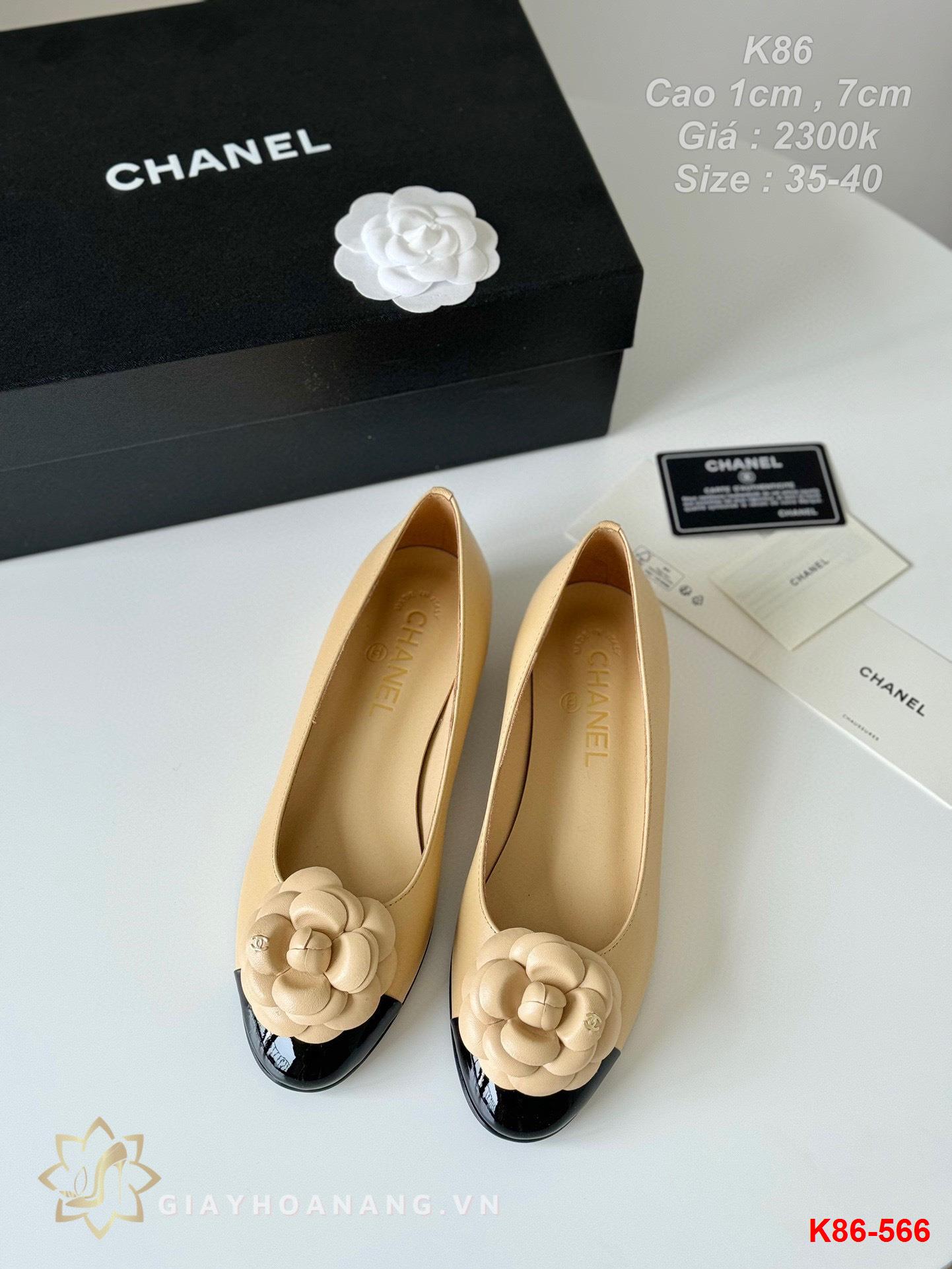 K86-566 Chanel giày cao 1cm , 7cm siêu cấp