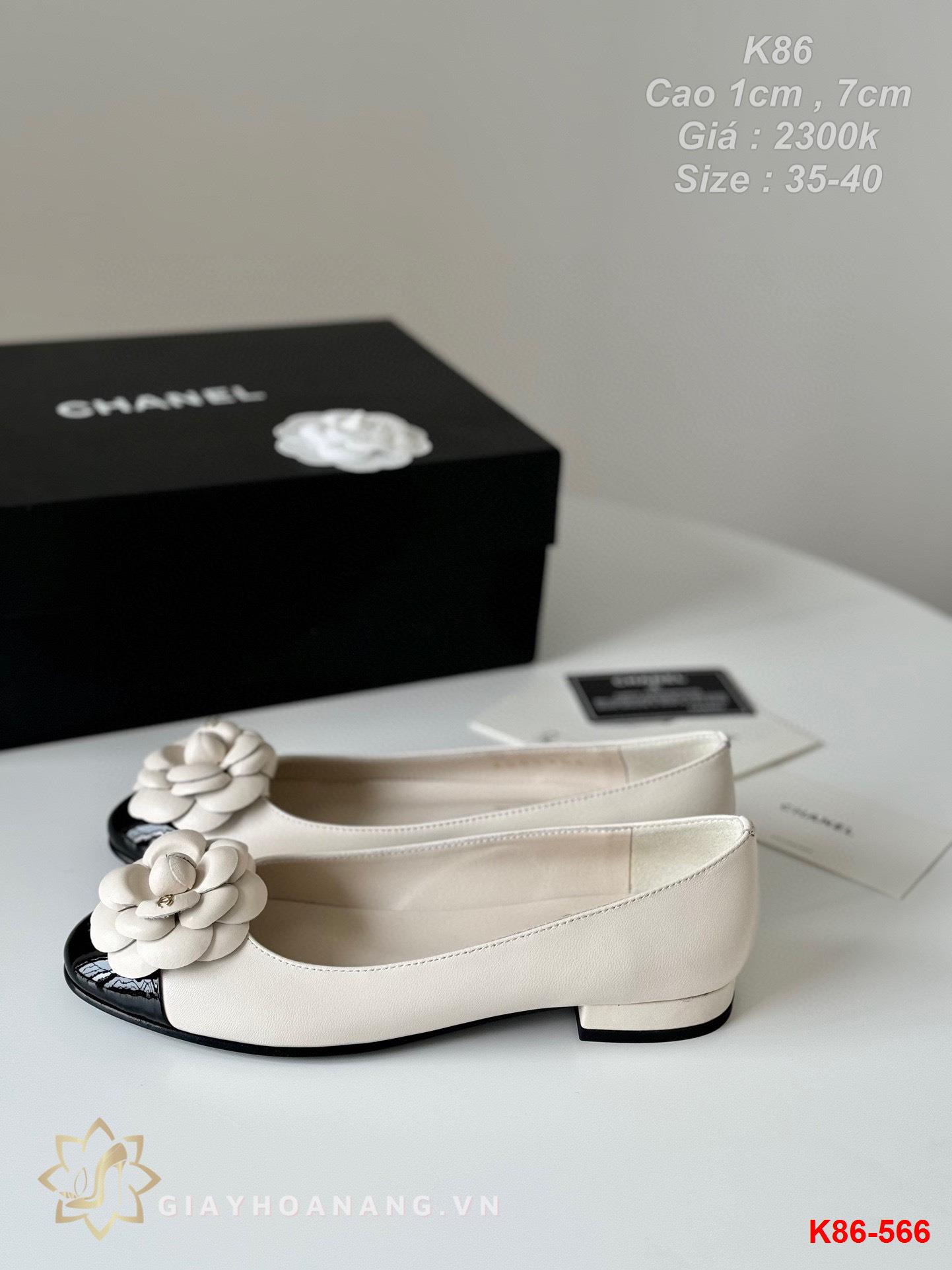 K86-566 Chanel giày cao 1cm , 7cm siêu cấp