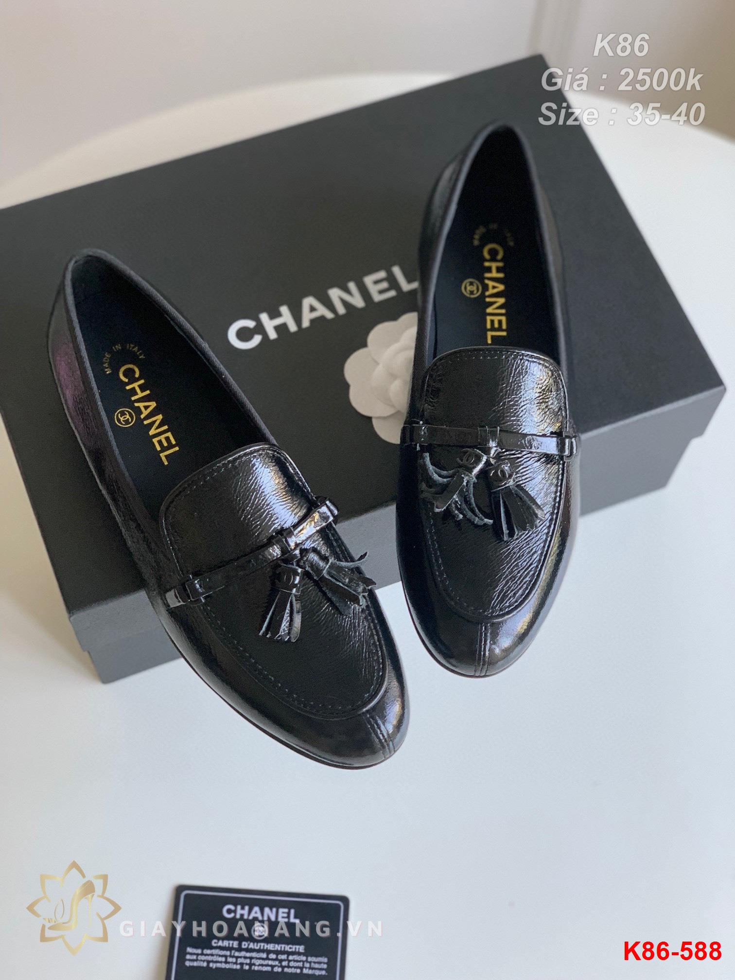 K86-588 Chanel giày lười siêu cấp