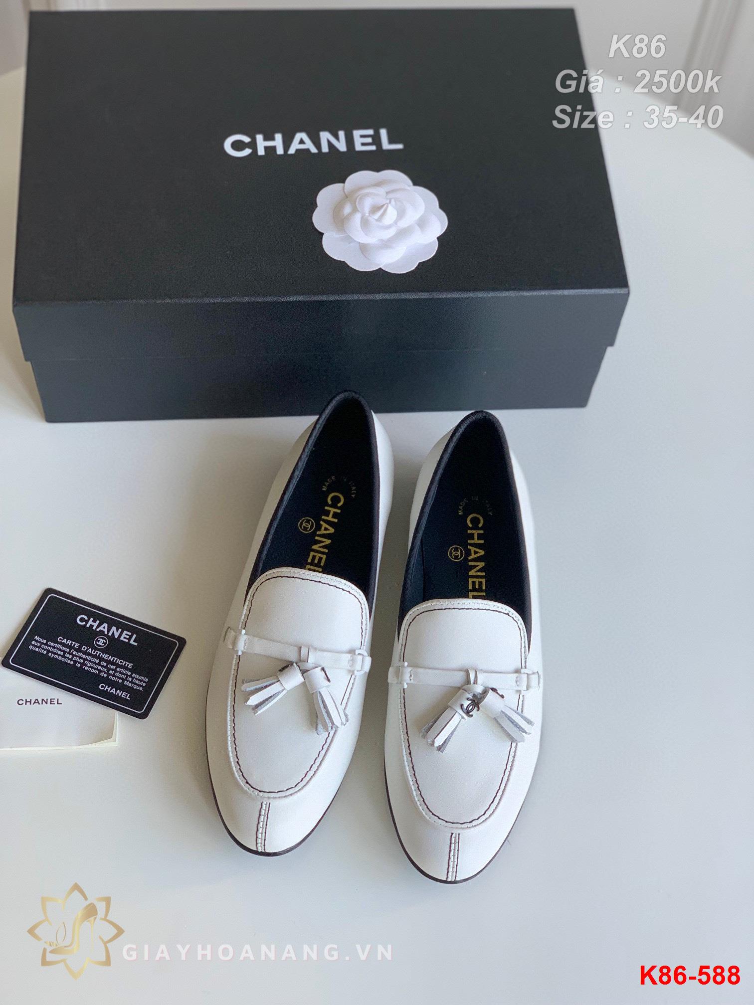 K86-588 Chanel giày lười siêu cấp