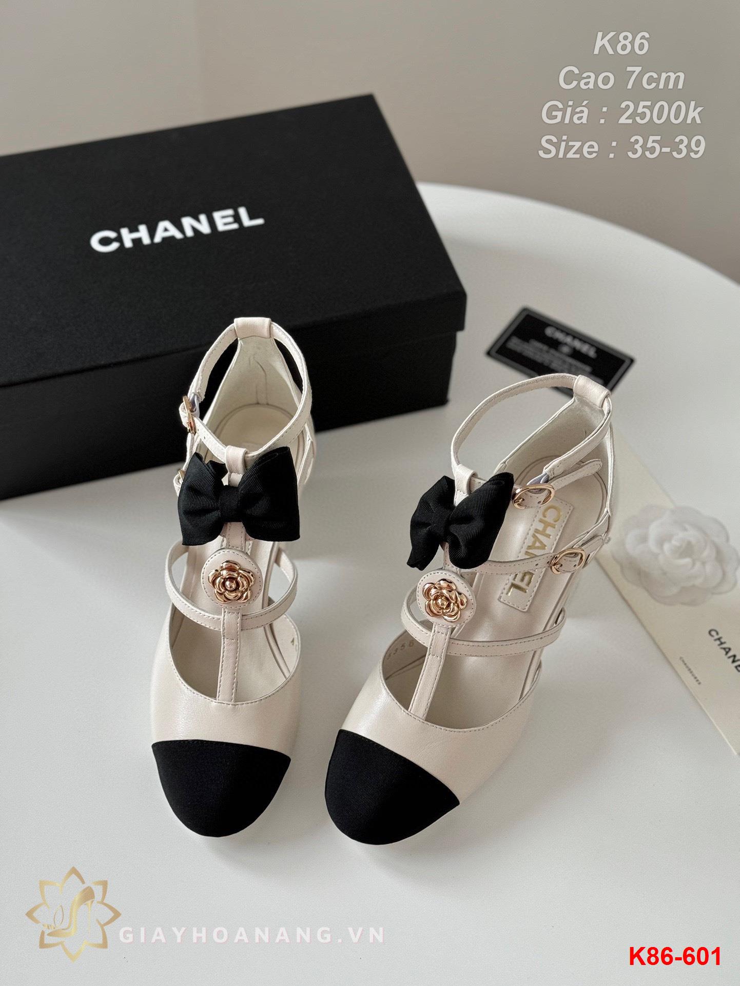 K86-601 Chanel sandal cao gót 7cm siêu cấp