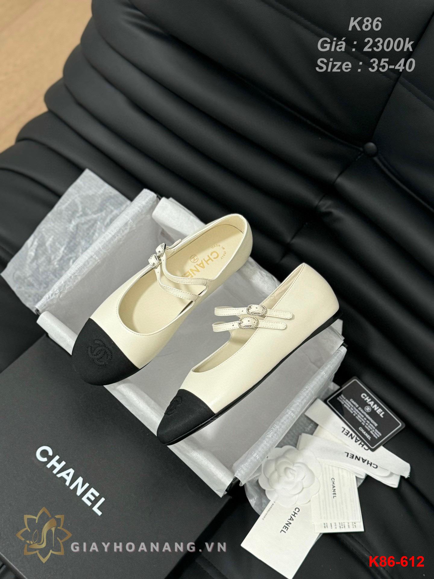 K86-612 Chanel giày bệt siêu cấp