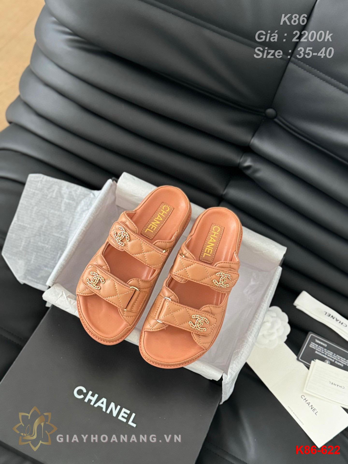 K86-622 Chanel dép siêu cấp