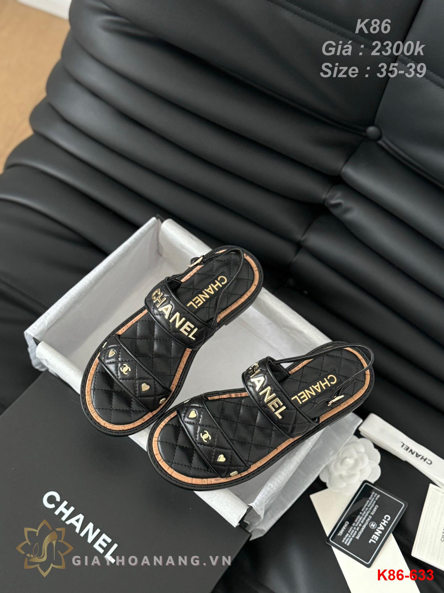 K86-633 Chanel sandal bệt siêu cấp