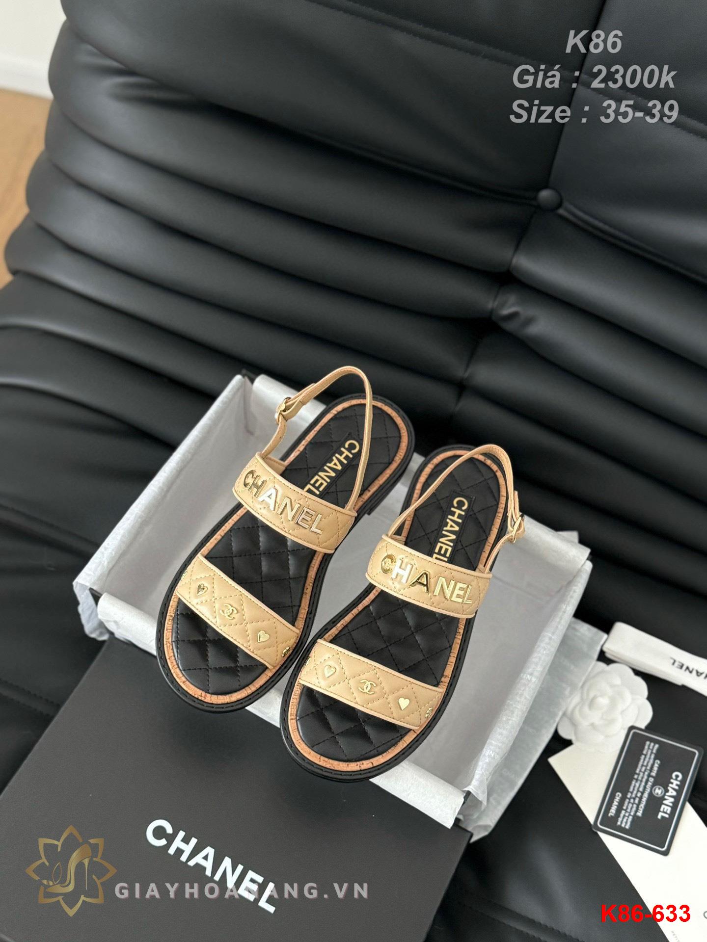 K86-633 Chanel sandal bệt siêu cấp