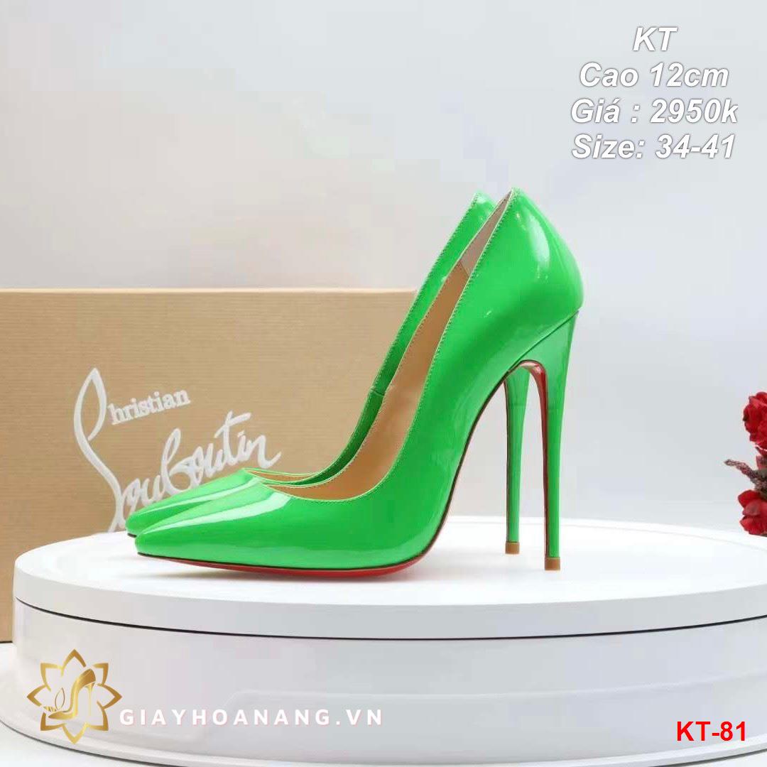 KT-81 Louboutin giày cao 12cm siêu cấp