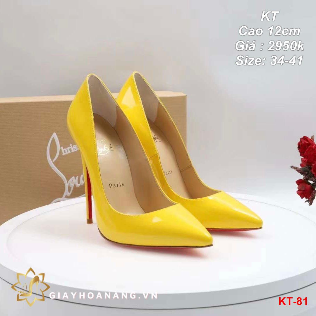 KT-81 Louboutin giày cao 12cm siêu cấp